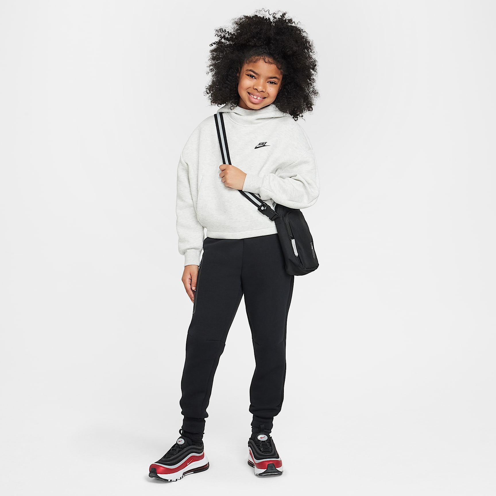 Nike Sportswear Tech Fleece Girls' Oversized Hoodie