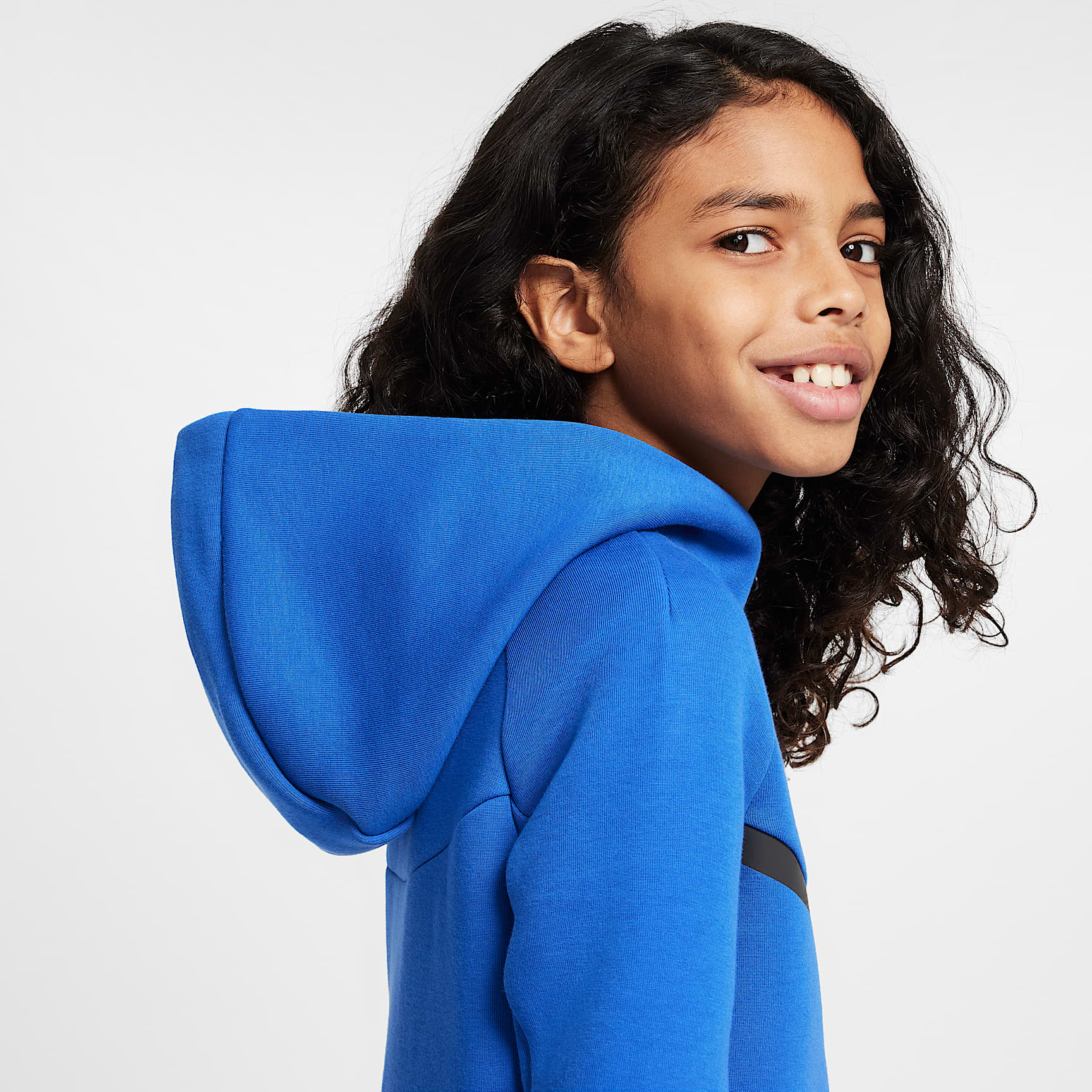 Nike Sportswear Tech Fleece Big Kids' Full-Zip Hoodie