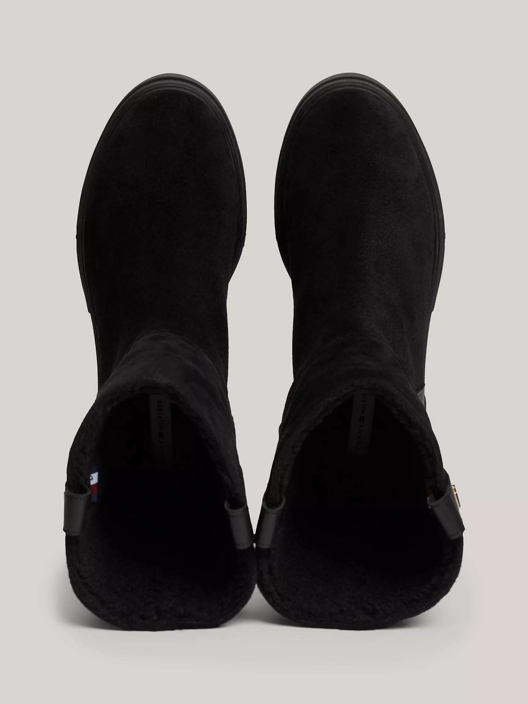 Женские ботинки Tommy Hilfiger, Подкладные замшевые ботинки с отворотом