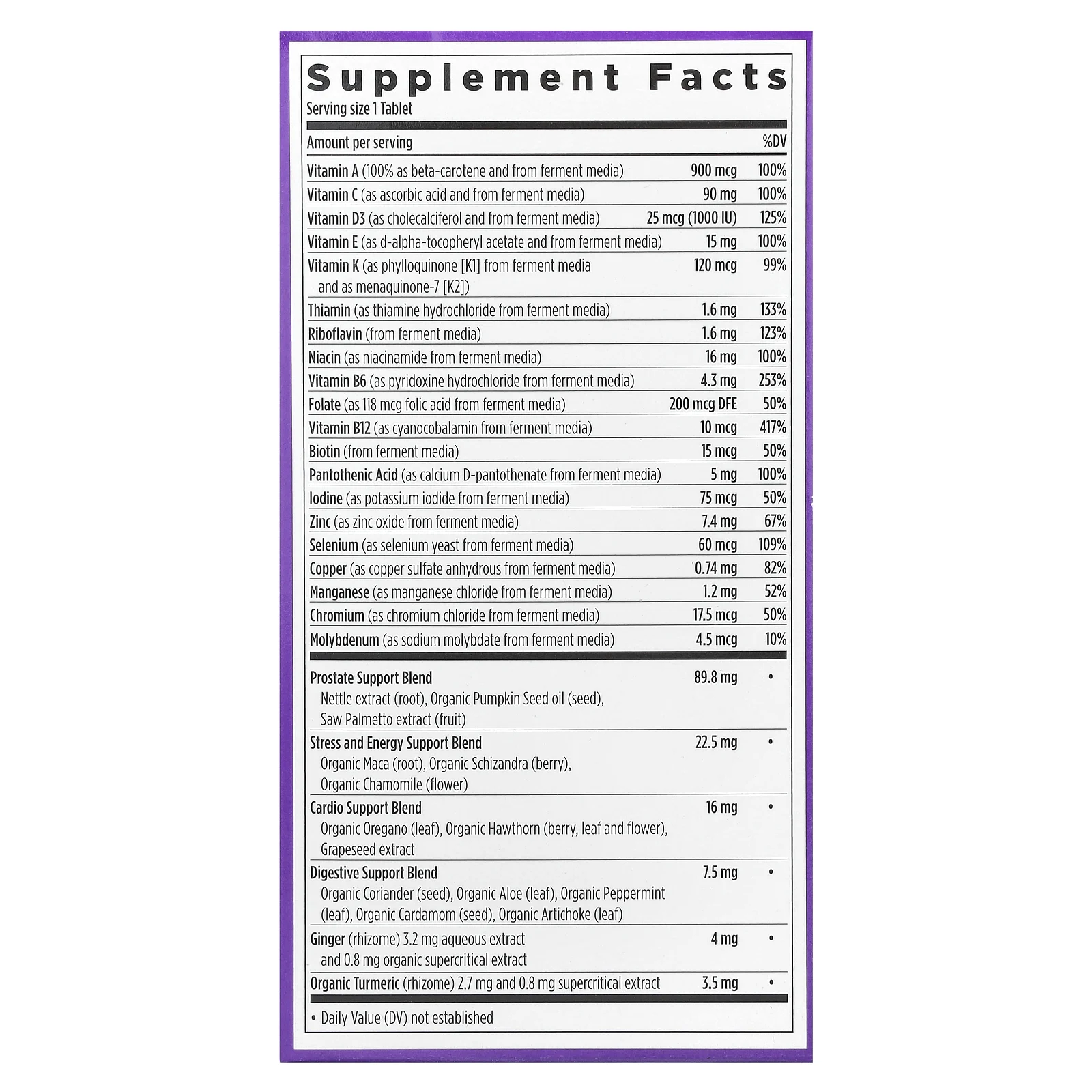 New Chapter, 40+ Every Man's One Daily Multi, мультивитамины для мужчин, 72 растительные таблетки