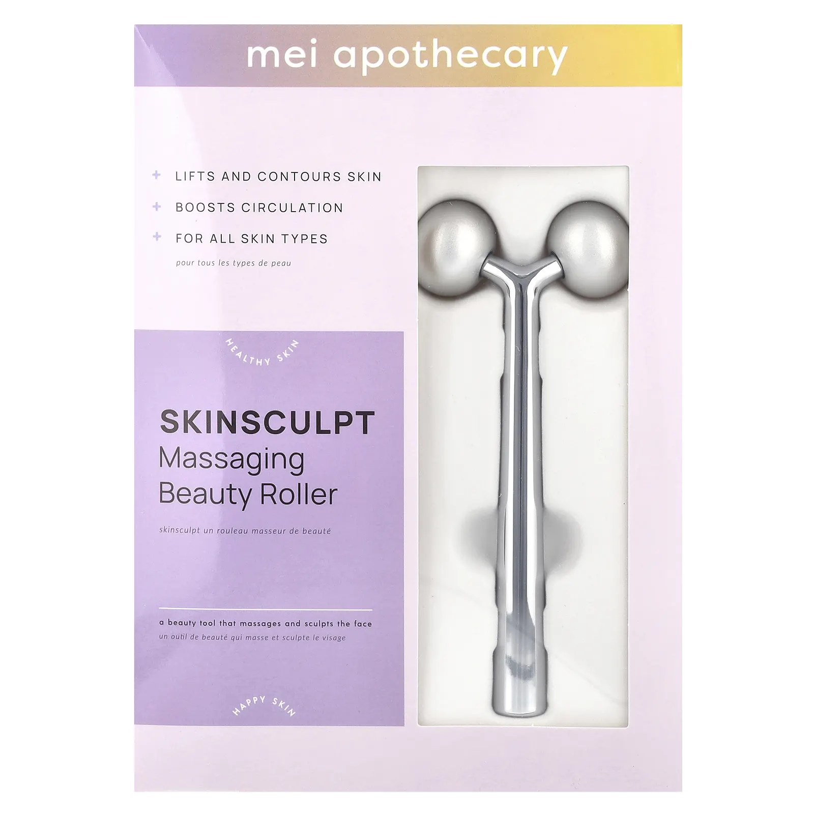 Mei Apothecary, Skinsculpt, роликовый массажер для лица, 1 шт