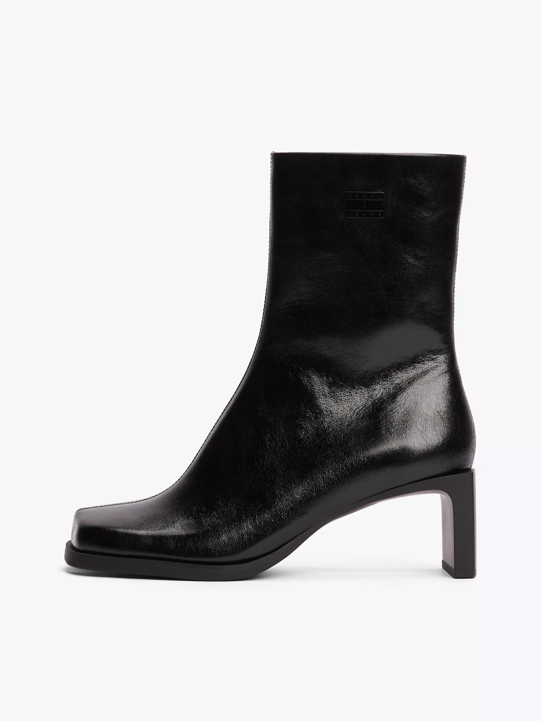 Женские ботинки Tommy Hilfiger, Кожаные ботинки с логотипом TJ