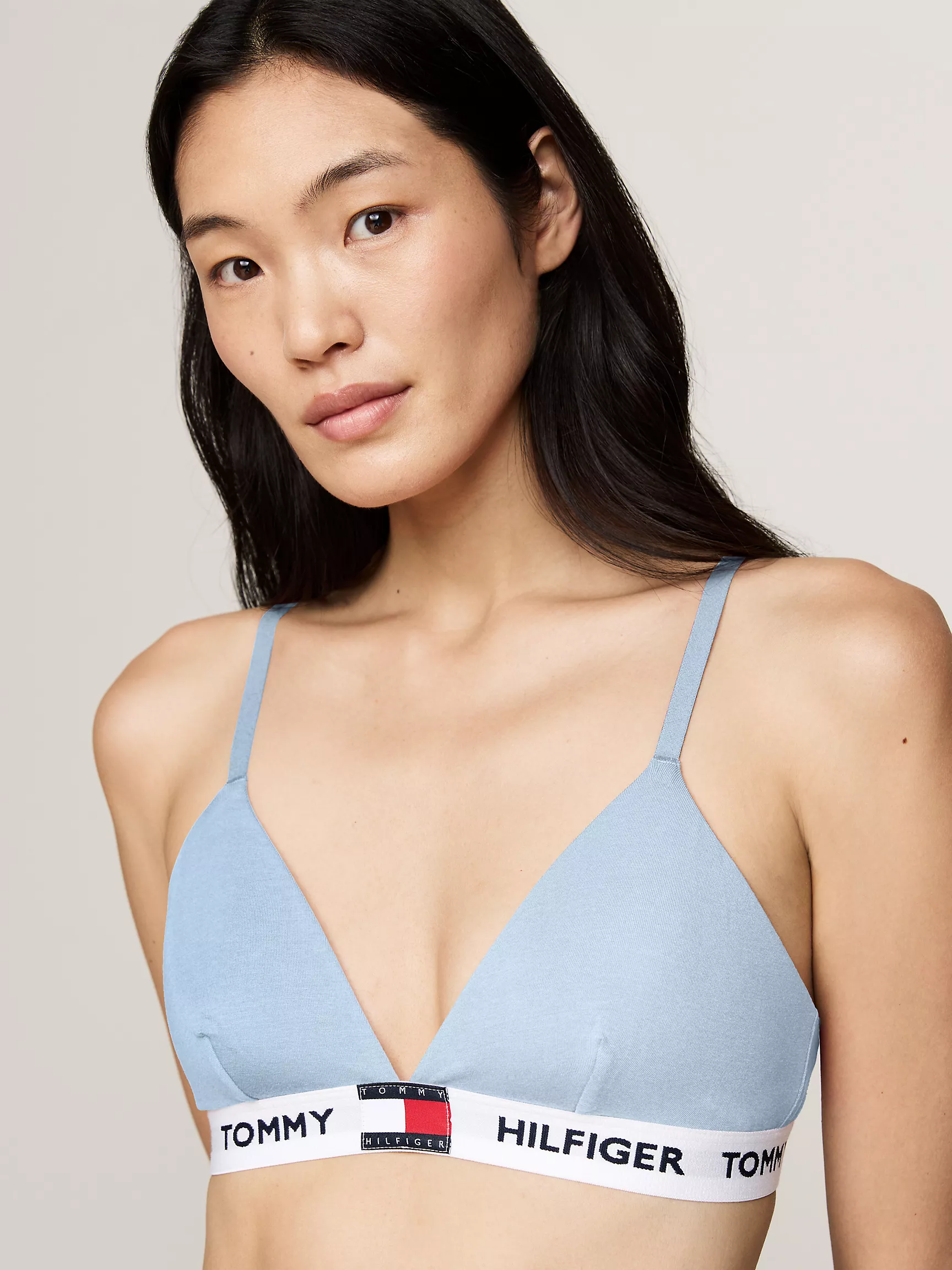 Женское нижнее белье Tommy Hilfiger, Треугольный бюстгальтер с логотипом Tommy