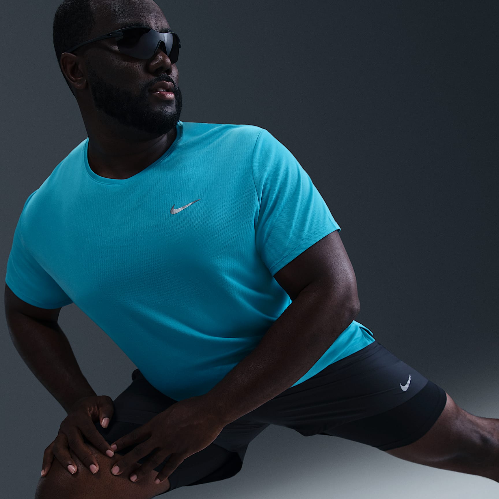 Nike Miler Men's Dri-FIT UV Short-Sleeve Running Top