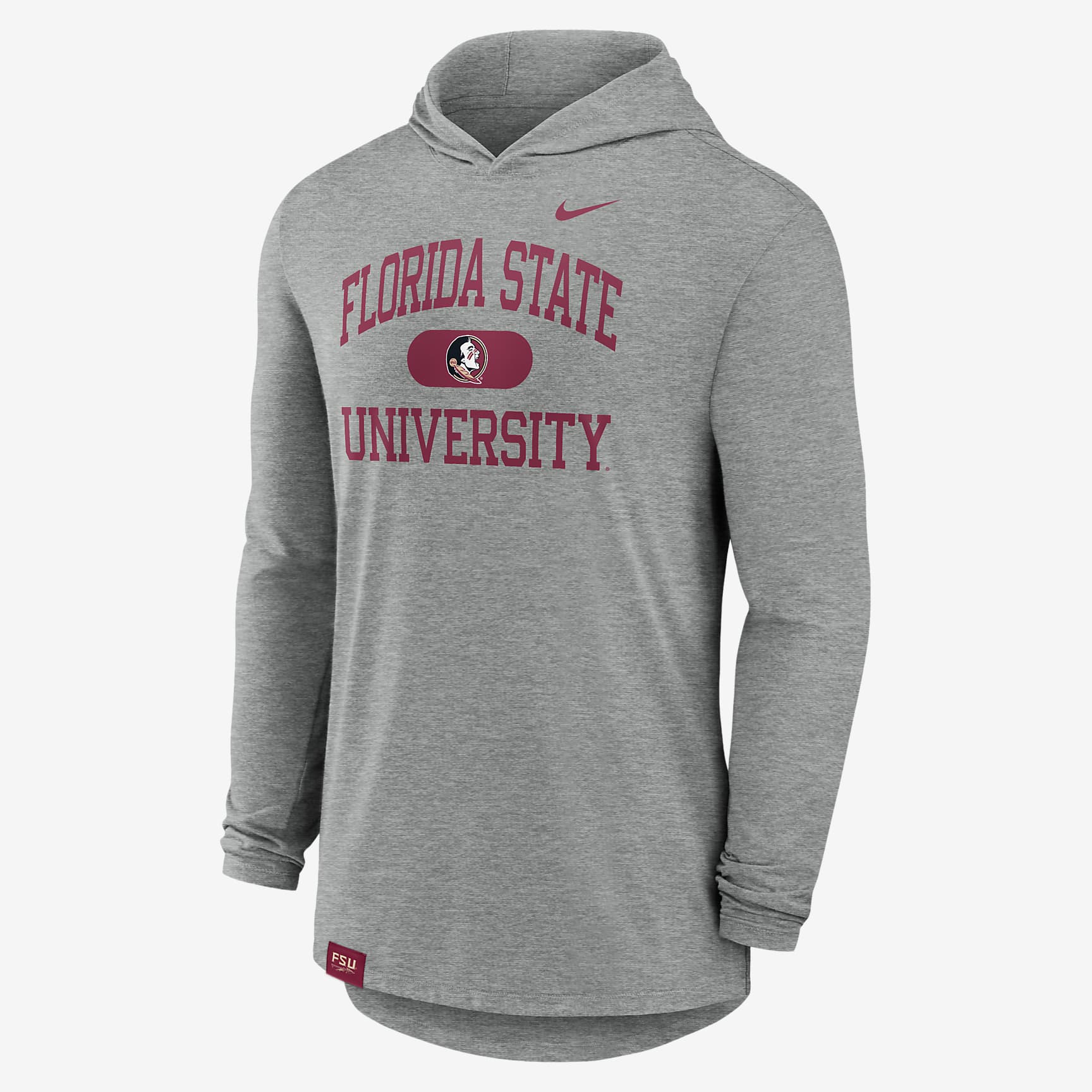 Florida State Seminoles Blitz Men's Nike Dri-FIT College Long-Sleeve Hooded T-Shirt