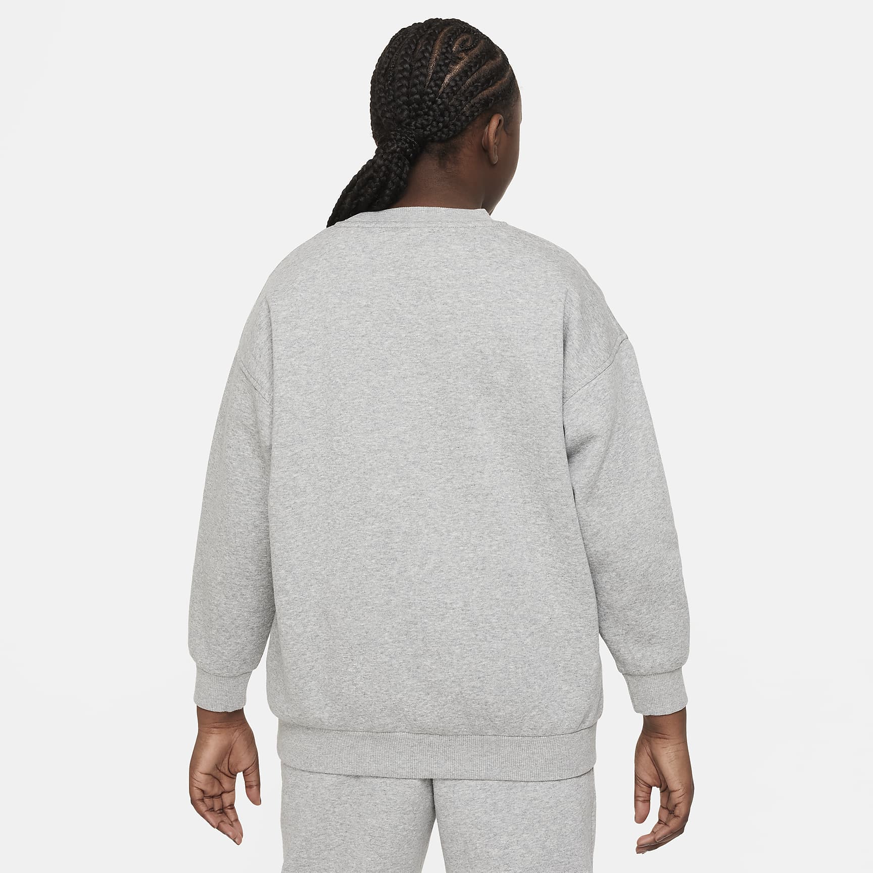 Nike Sportswear Club Fleece Big Kids' Oversized Sweatshirt (Extended Size)