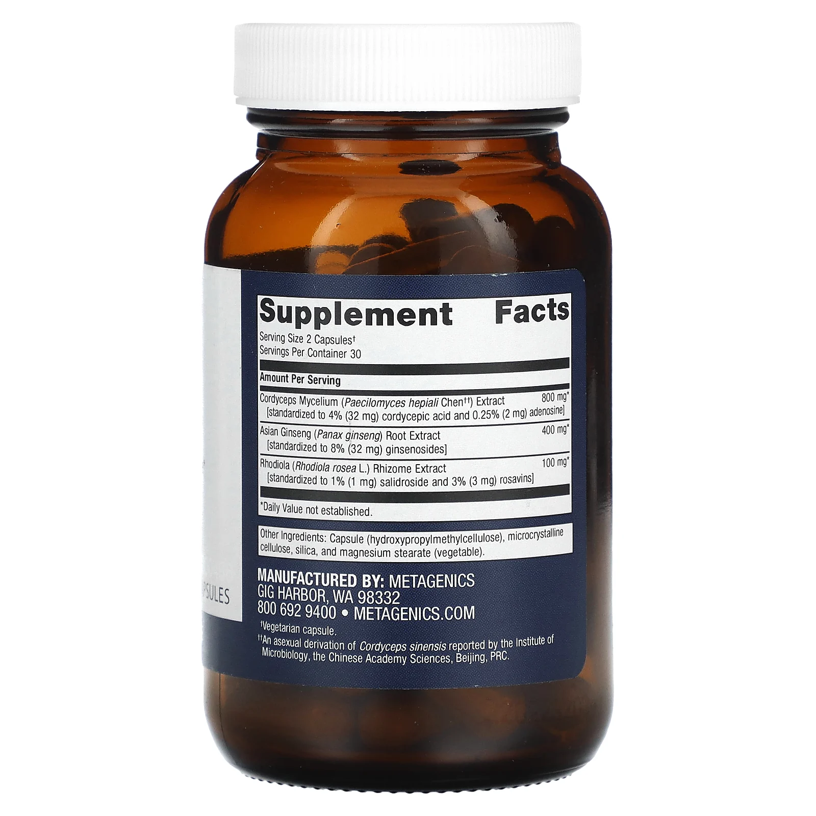 Metagenics, Adreset`` 60 капсул