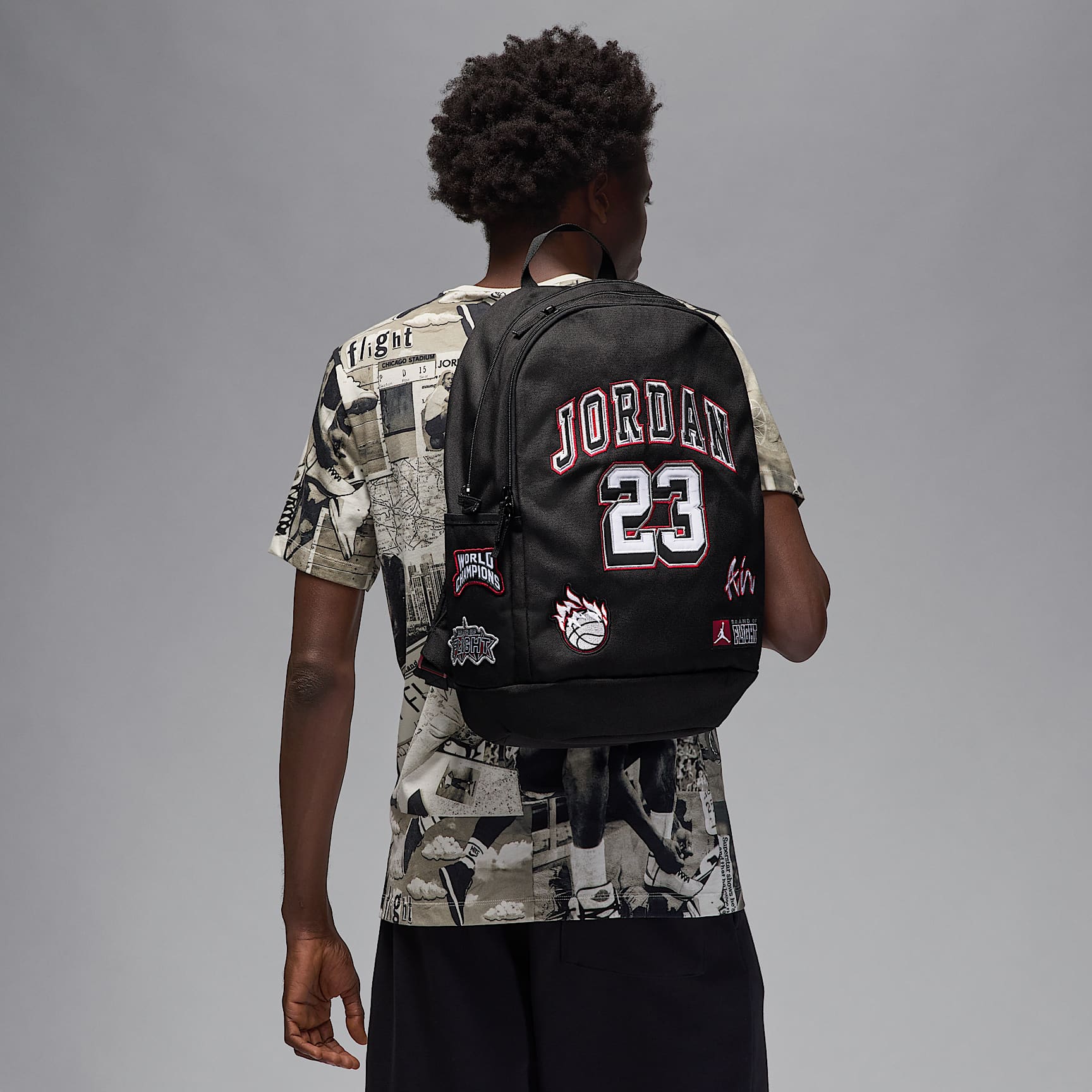 Jordan Patch Backpack Big Kids Backpack (27L)