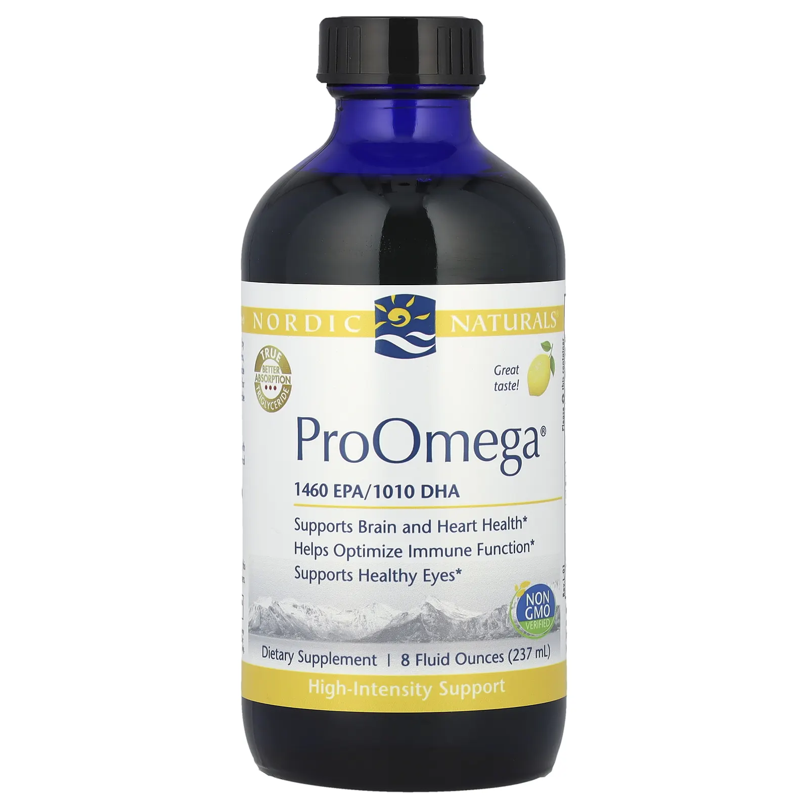 Nordic Naturals, ProOmega, лимон, 237 мл (8 жидк. унций)