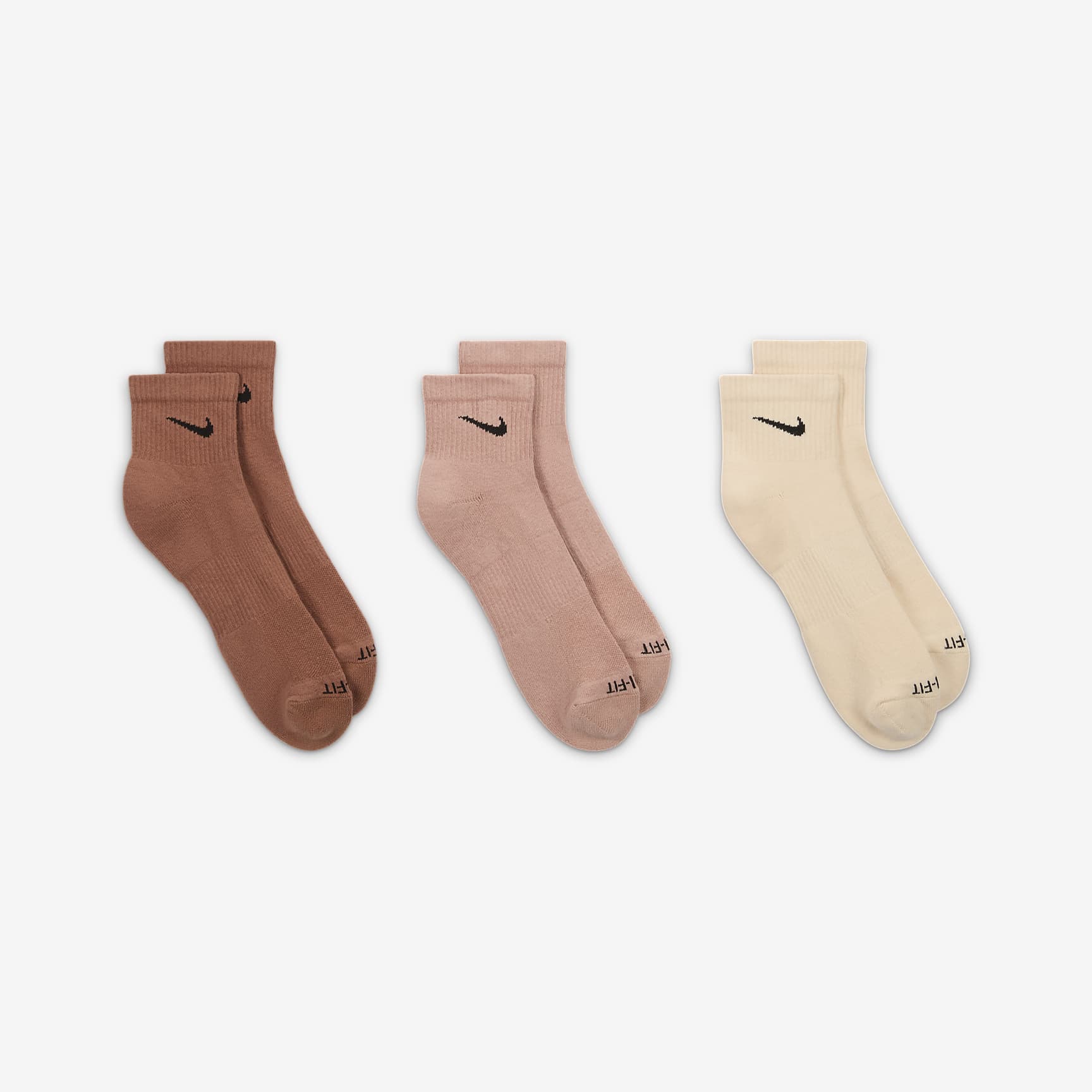 Nike Everyday Plus Cushioned Training Ankle Socks (3 Pairs)