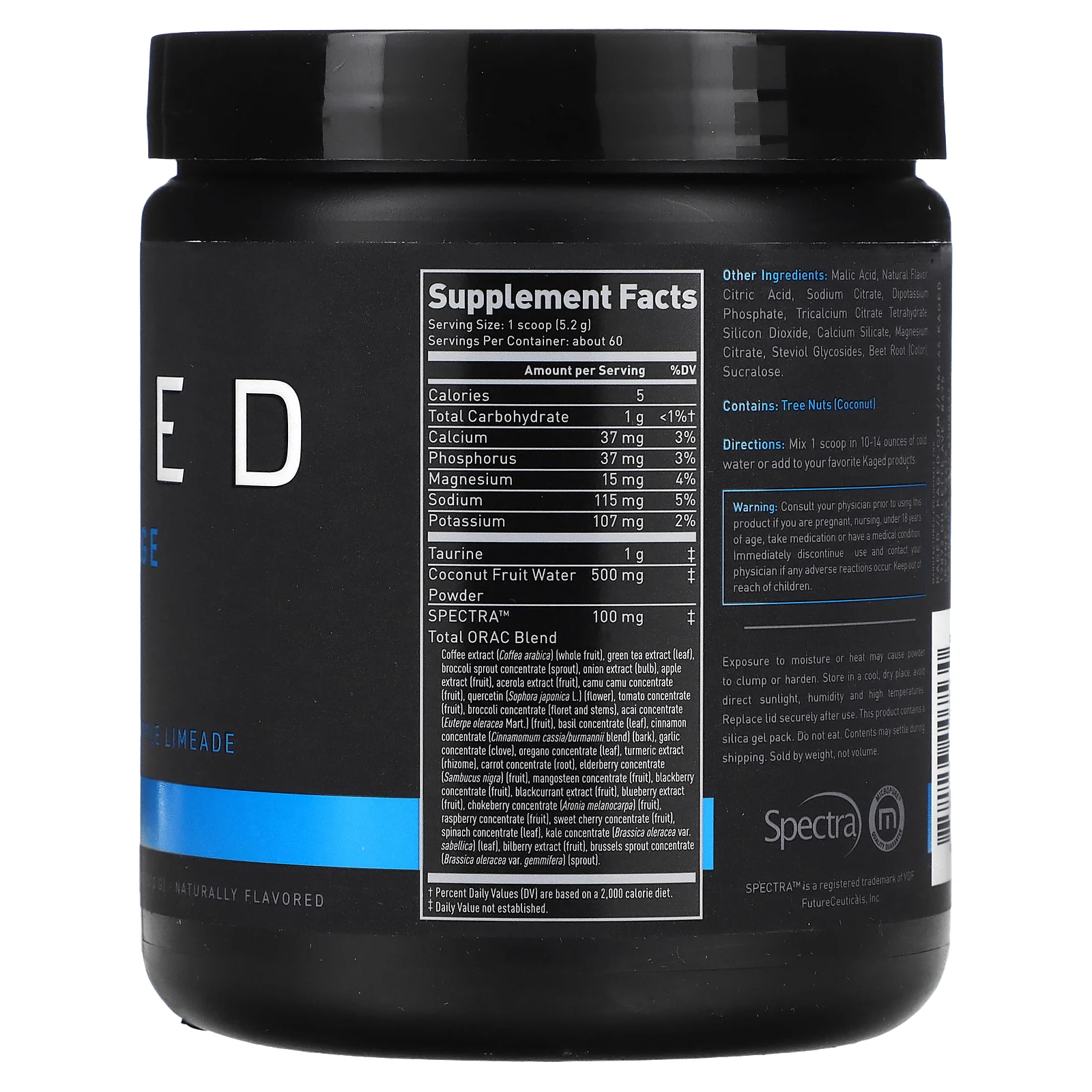 Kaged, Hydra-Charge, яблочный лаймад, 312 г (11,01 унции)