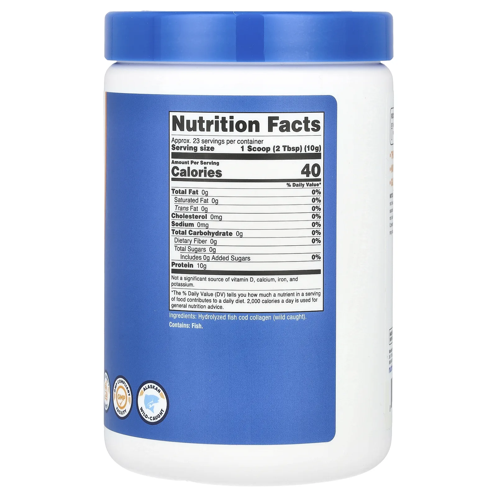 Nutricost, Морской коллаген из дикой рыбы, без добавок, 227 г (8,1 унции)