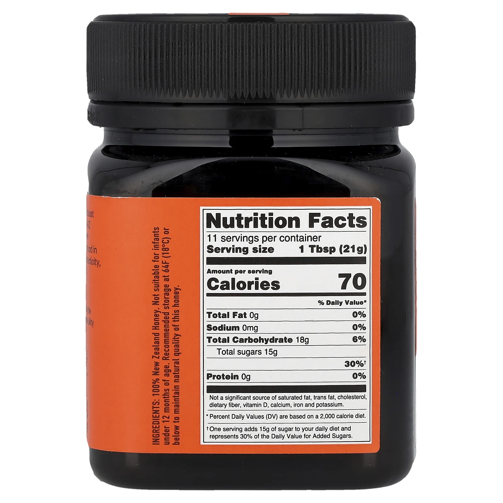 Egmont Honey, мед манука, необработанный и непастеризованный, UMF™ 16+, MGO 575+, 250 г (8,8 унции)