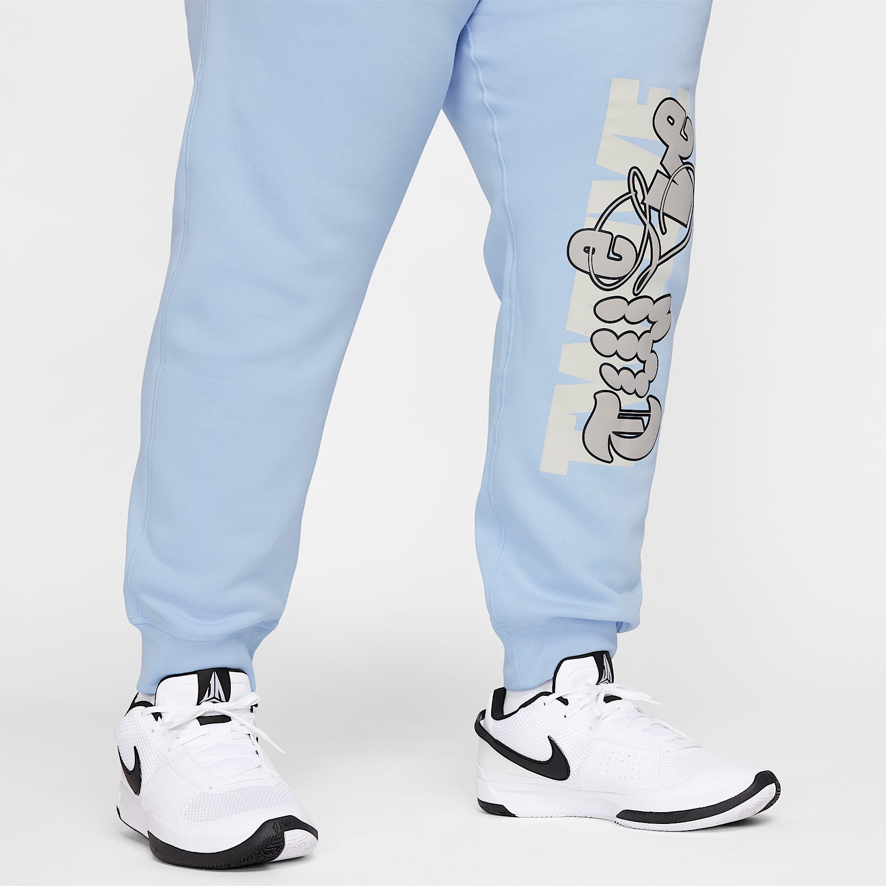 Ja Men's Fleece Basketball Jogger Pants