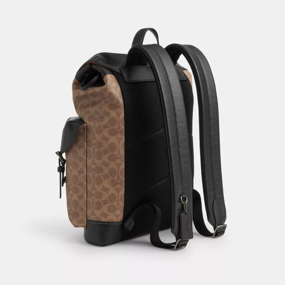 Рюкзак COACH Warner Backpack In Signature Canvas