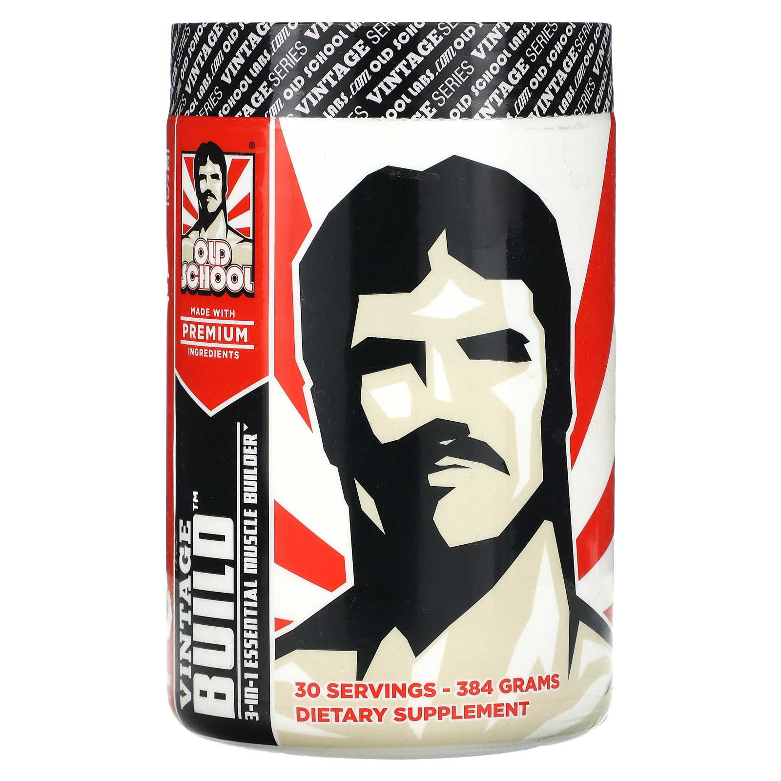 Old School Labs, Vintage Build, средство 3-в-1 для наращивания мышечной массы, лимон и лайм, 384 г (13,54 унции)