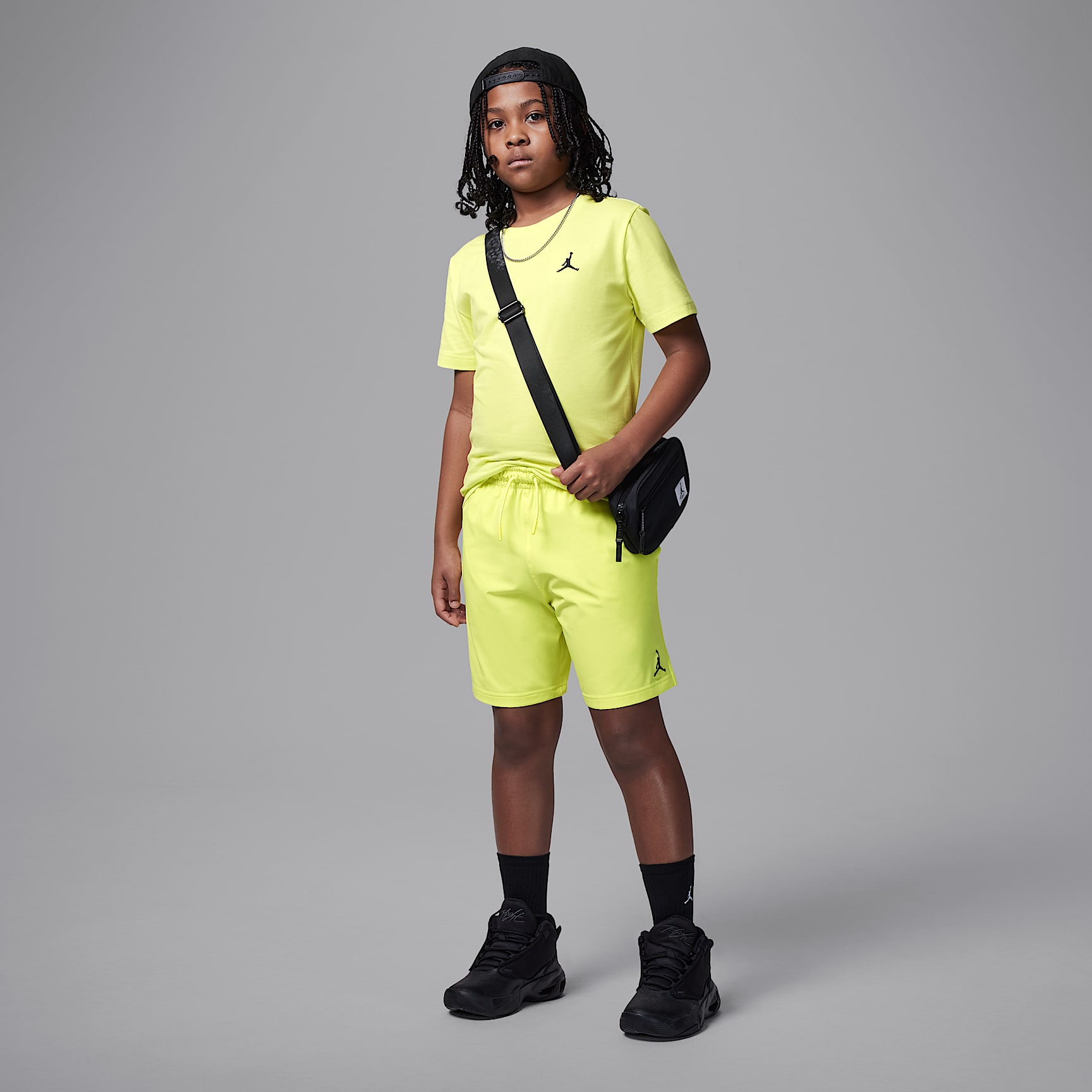 Jordan Big Kids' Jumpman Woven Play Shorts
