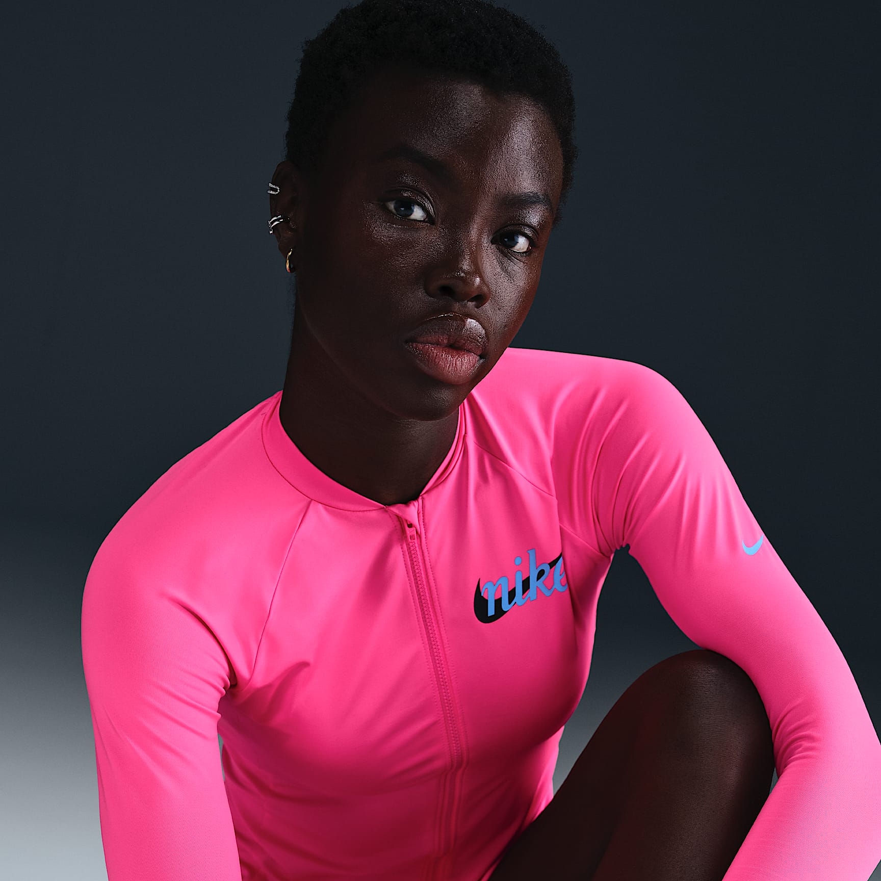 Nike Swim Essential Women's Long-Sleeve Zip Hydroguard