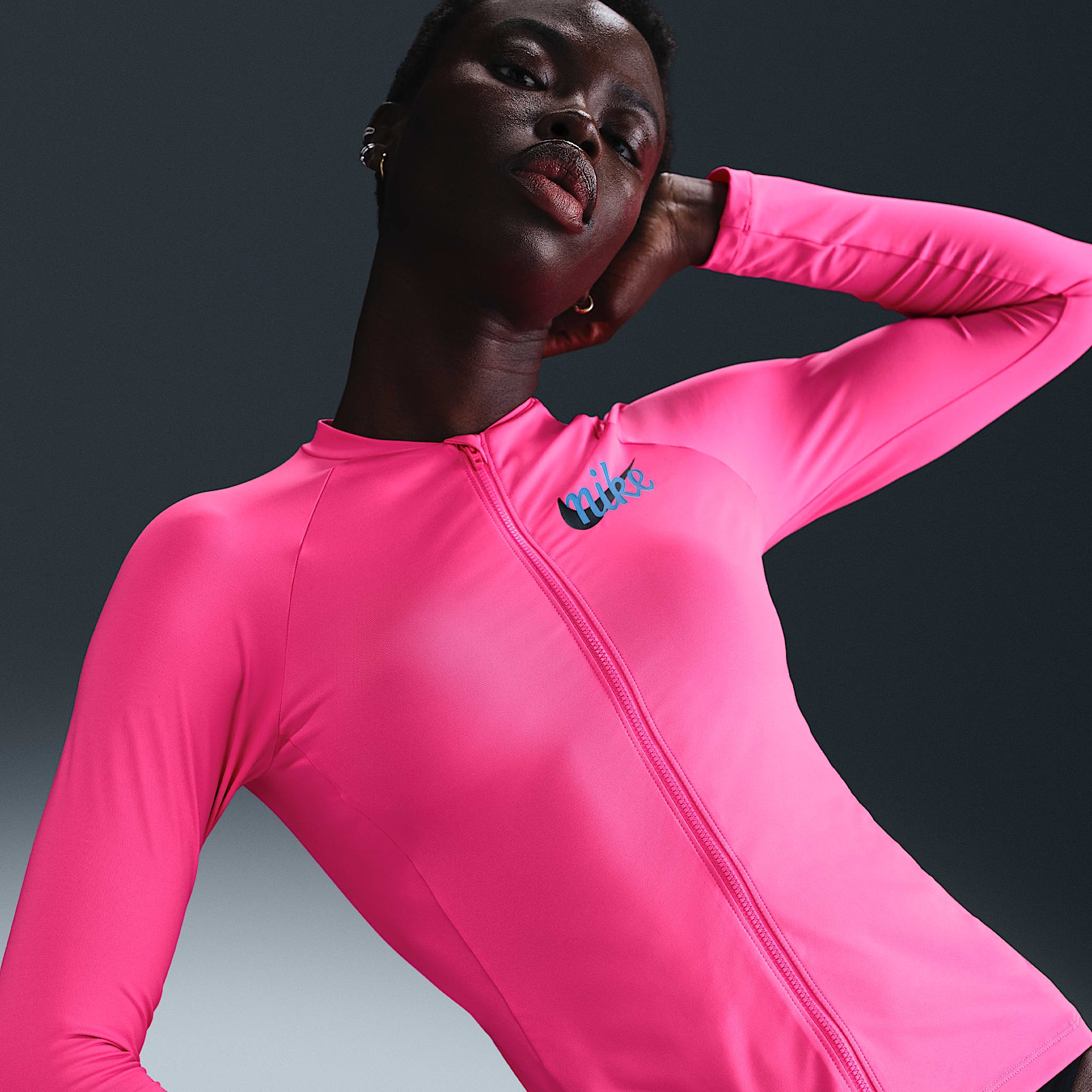 Nike Swim Essential Women's Long-Sleeve Zip Hydroguard