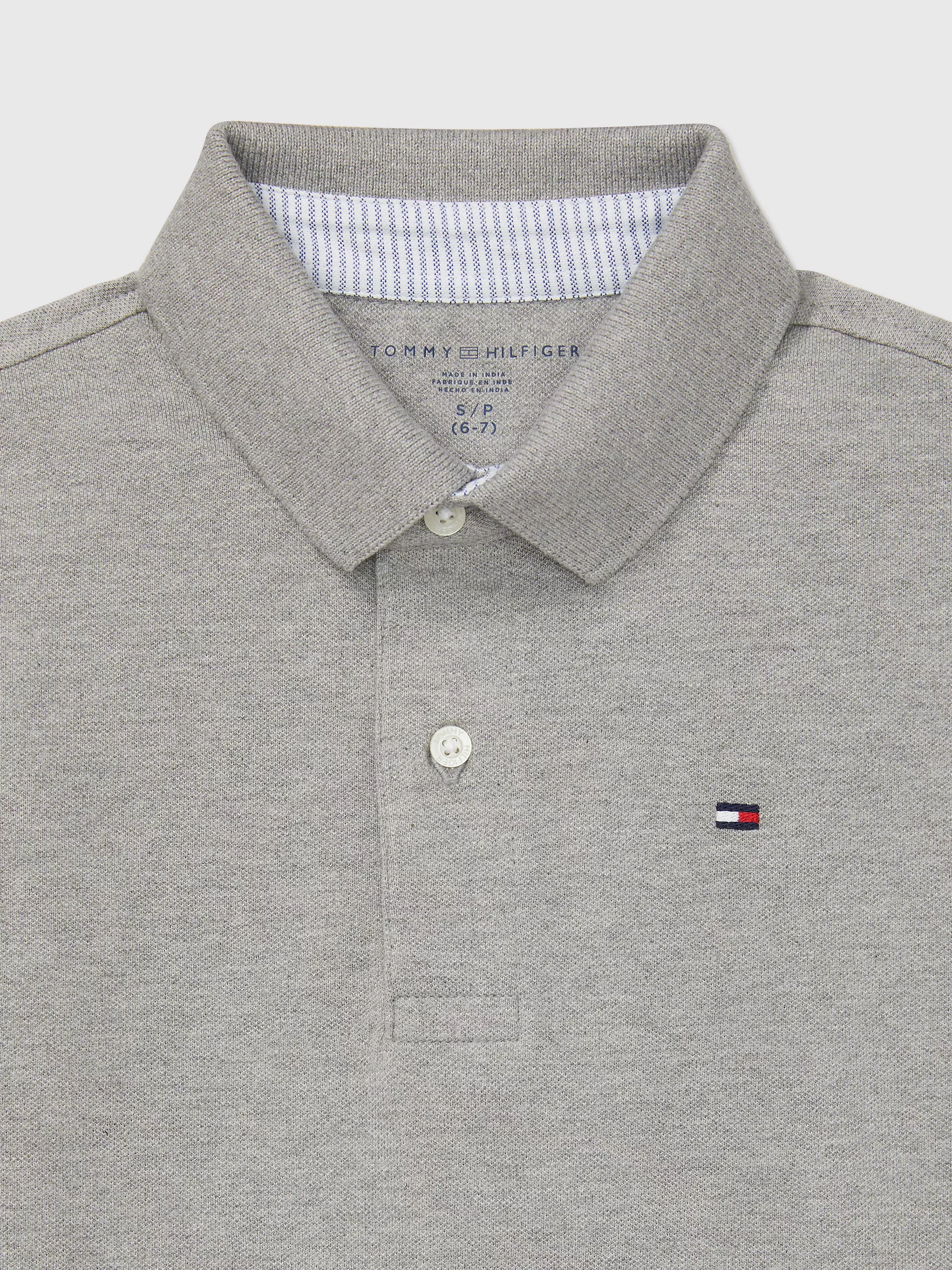 Рубашка-поло для мальчиков Tommy Hilfiger, Детское эластичное однотонное поло