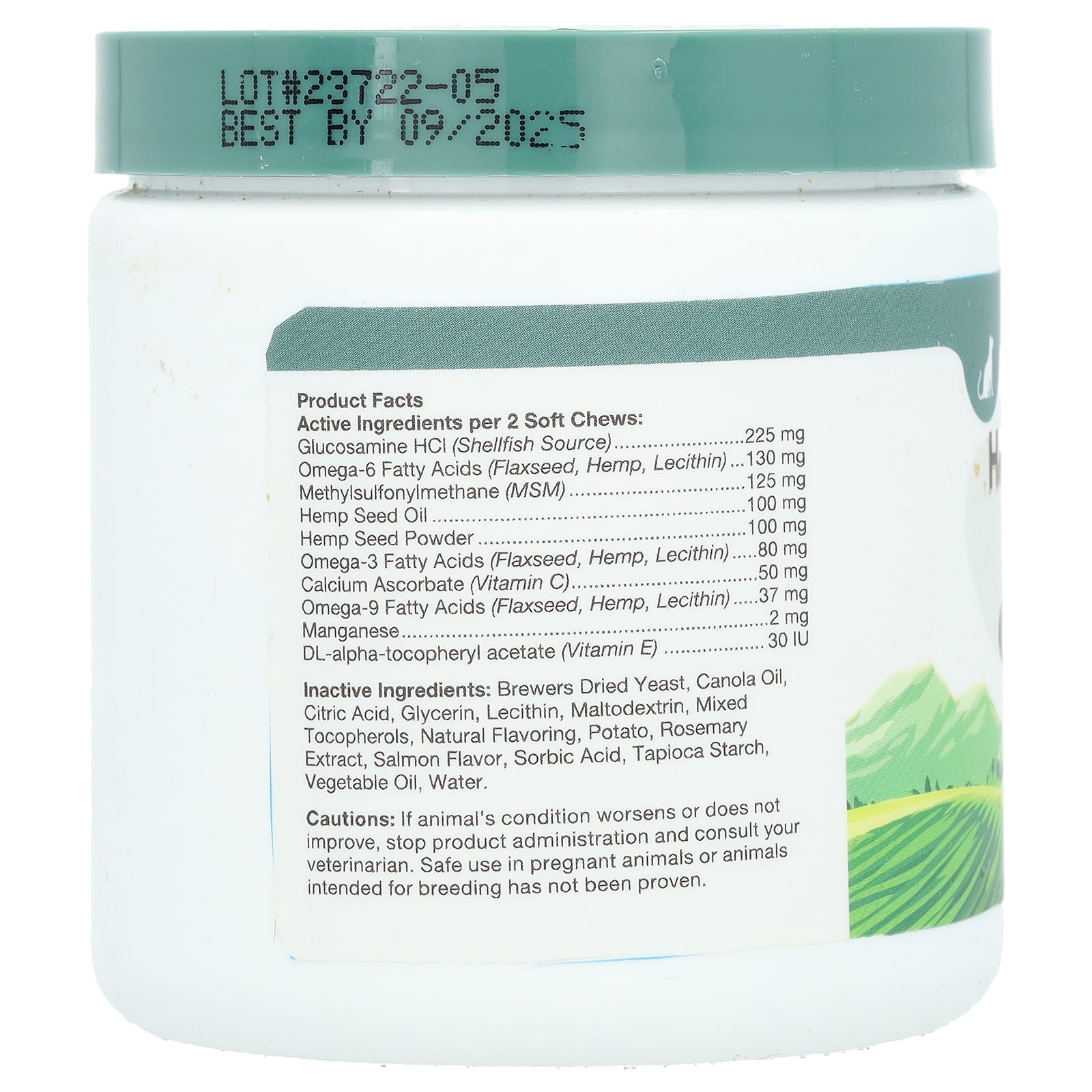 NaturVet, конопля для здоровья суставов и семян конопли, для кошек, 60 жевательных таблеток, 90 г (3,1 унции)