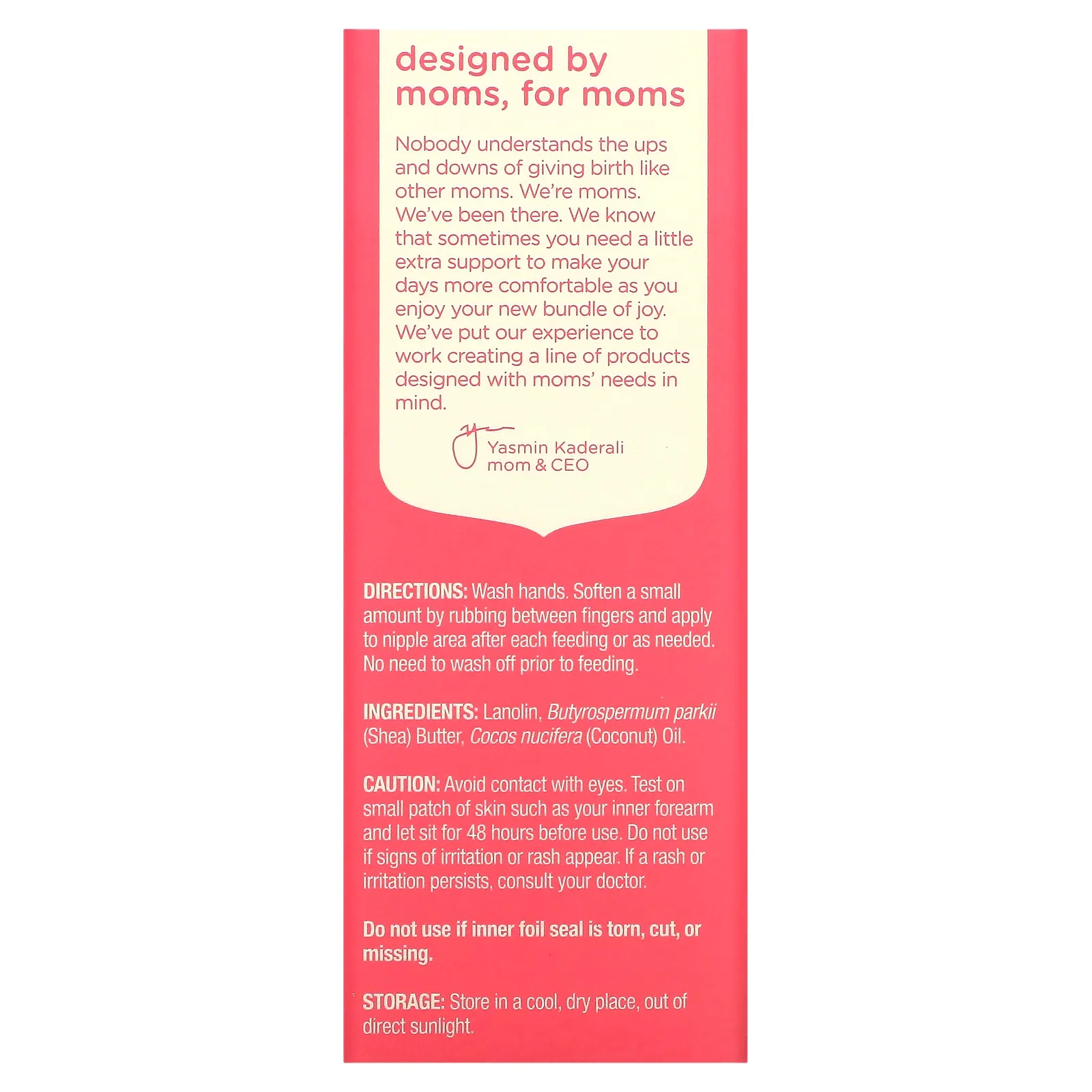 Mommy's Bliss, ланолиновый бальзам для сосков с кокосовым маслом, 56 г (2 унции)