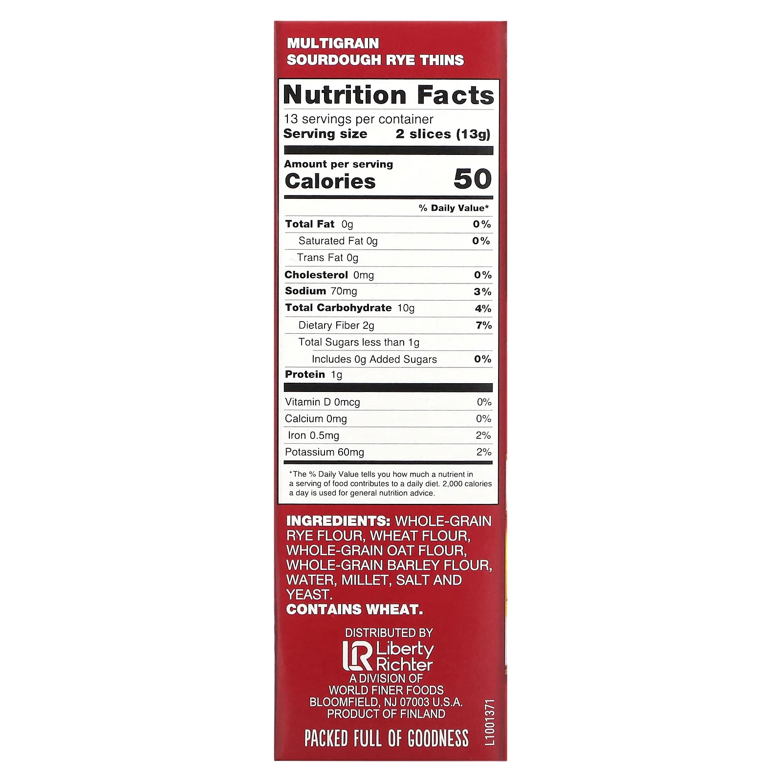 Finn Crisp, Разбавитель для ржаной закваски, 175 г (6,2 унции)