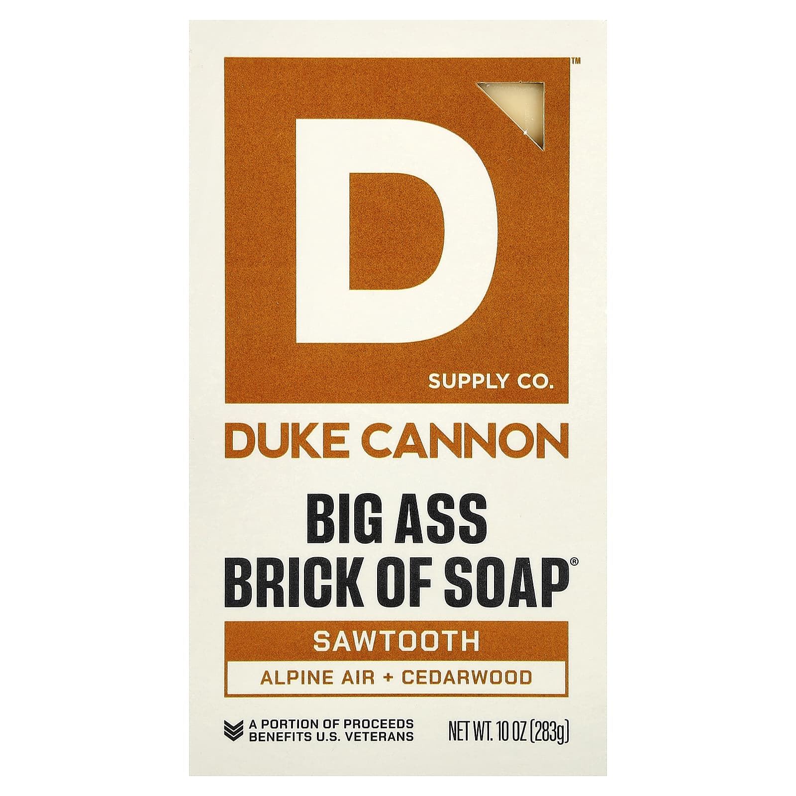 Duke Cannon Supply Co., Big Brick Of Bar Soap®, Sawtooth, 283 г (10 унций)