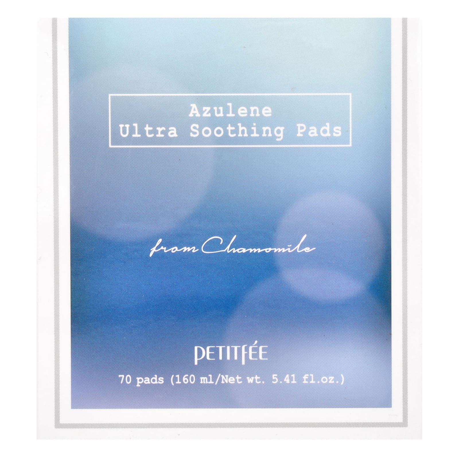 Petitfee, ультрауспокаивающие подушечки с азуленом, 70 шт.