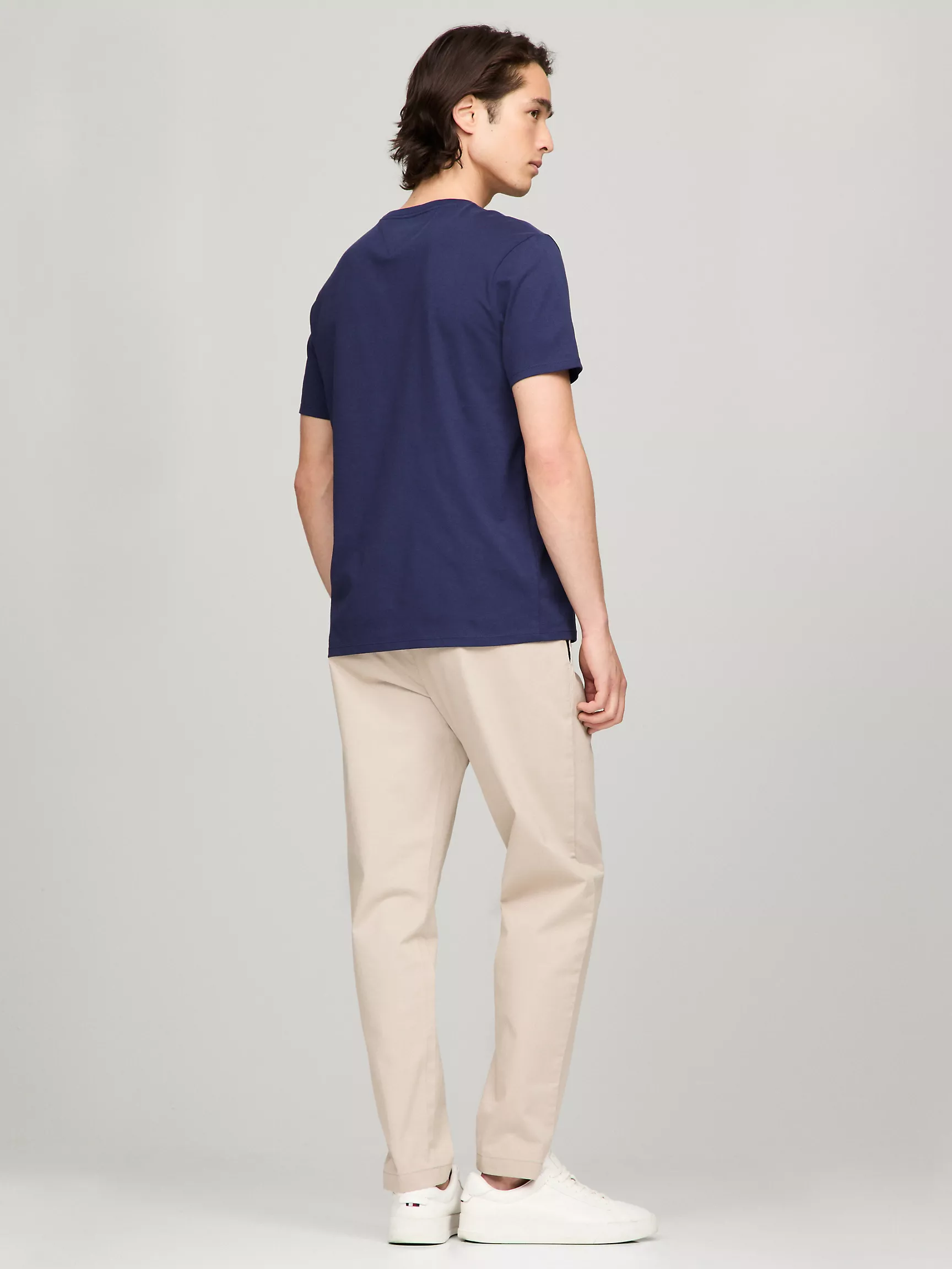 Мужская футболка Tommy Hilfiger, Футболка с вышитым логотипом Tommy