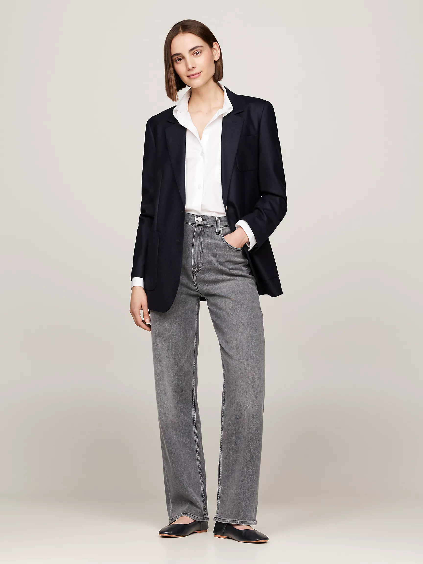 Женская обувь Tommy Hilfiger, Кожаные балетки в стиле Mary Jane