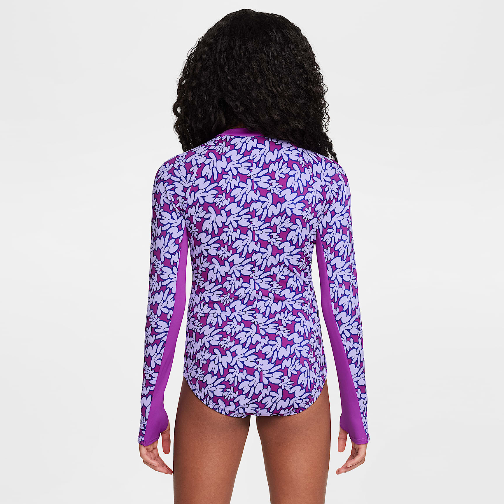 Nike Swim Big Kids' (Girls') Long-Sleeve One-Piece