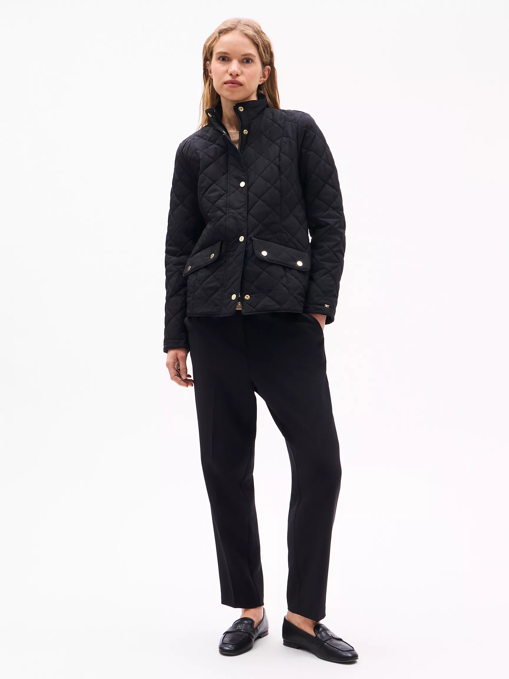 Женская куртка Tommy Hilfiger, Стеганая куртка для верховой езды