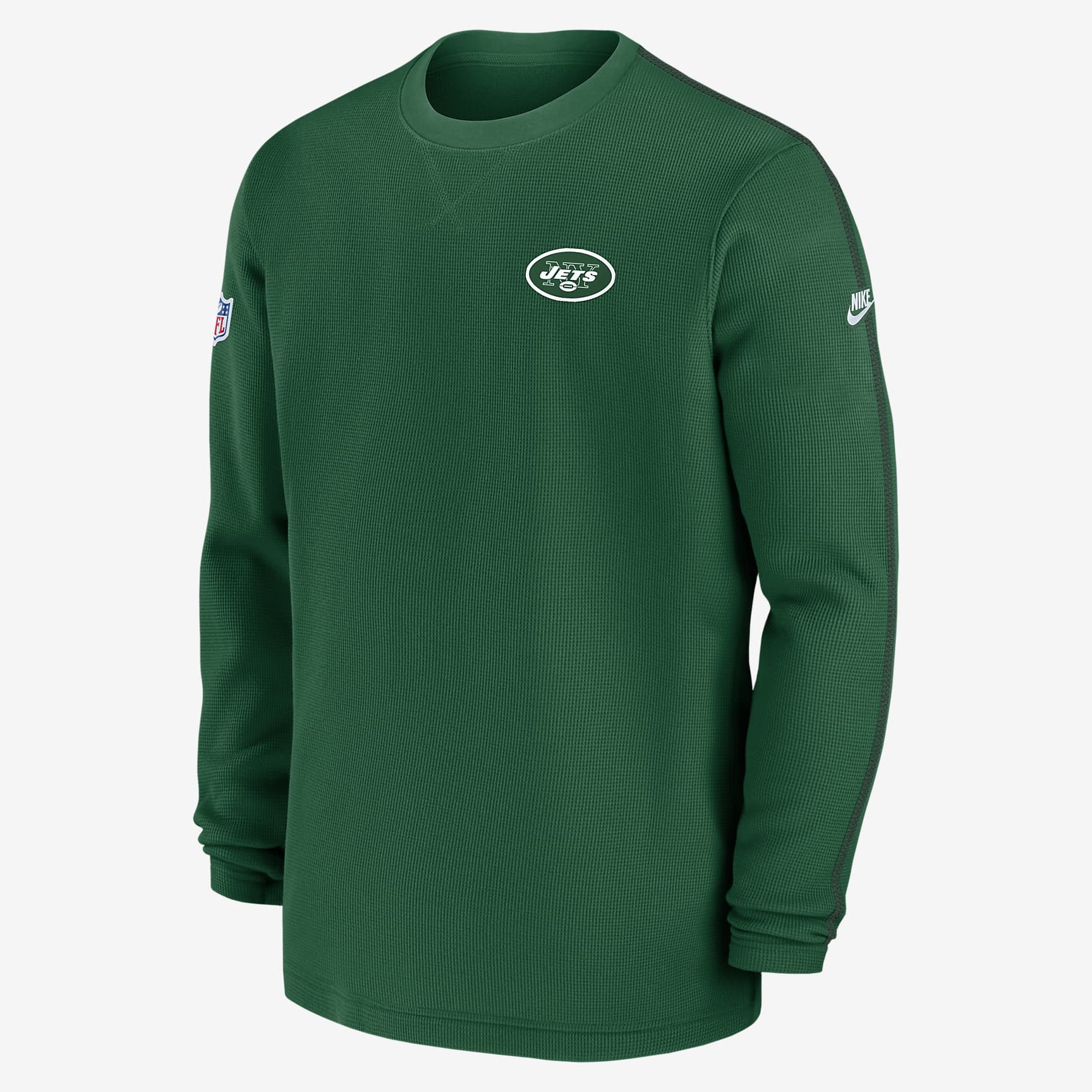 New York Jets Sideline Logo Coach Men’s Nike NFL Long-Sleeve Top
