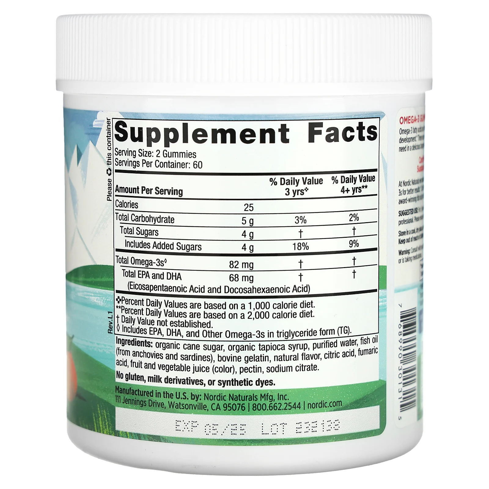 Nordic Naturals, жевательная омега-3, для детей от 3 лет, со вкусом мандарина, 120 жевательных таблеток