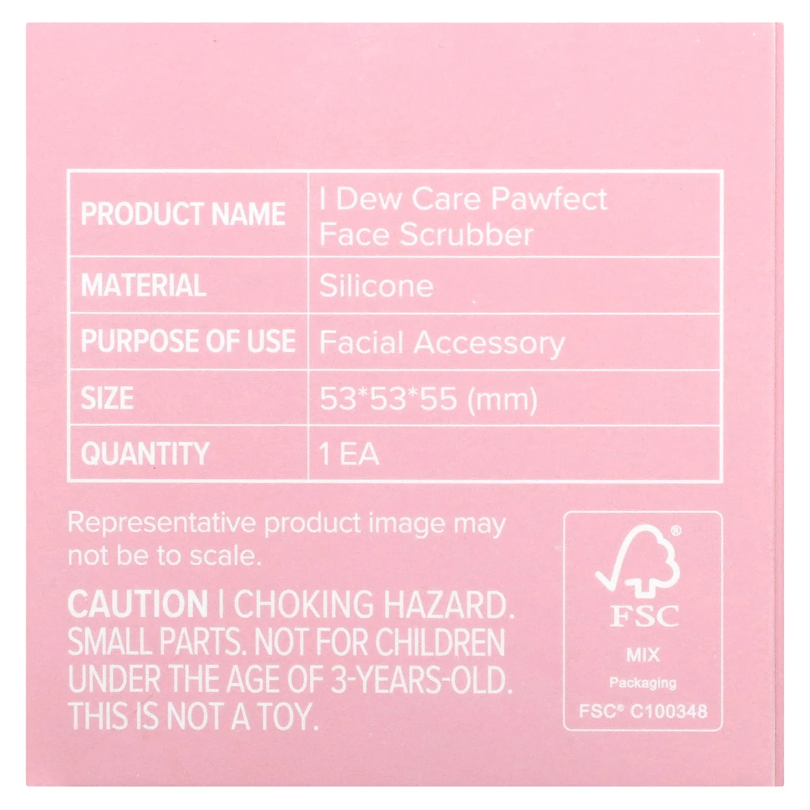 I Dew Care, Pawfect Face Scrubber, щетка для очищения лица, 1 щетка