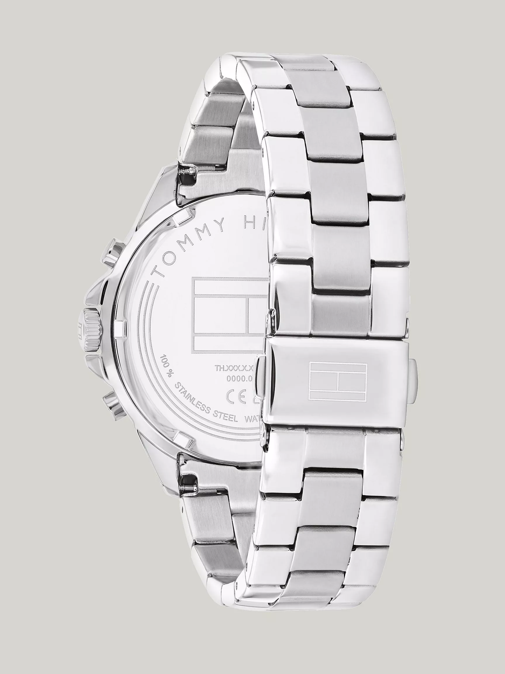 Женские часы Tommy Hilfiger, Часы 40 мм в стиле boyfriend с серым циферблатом