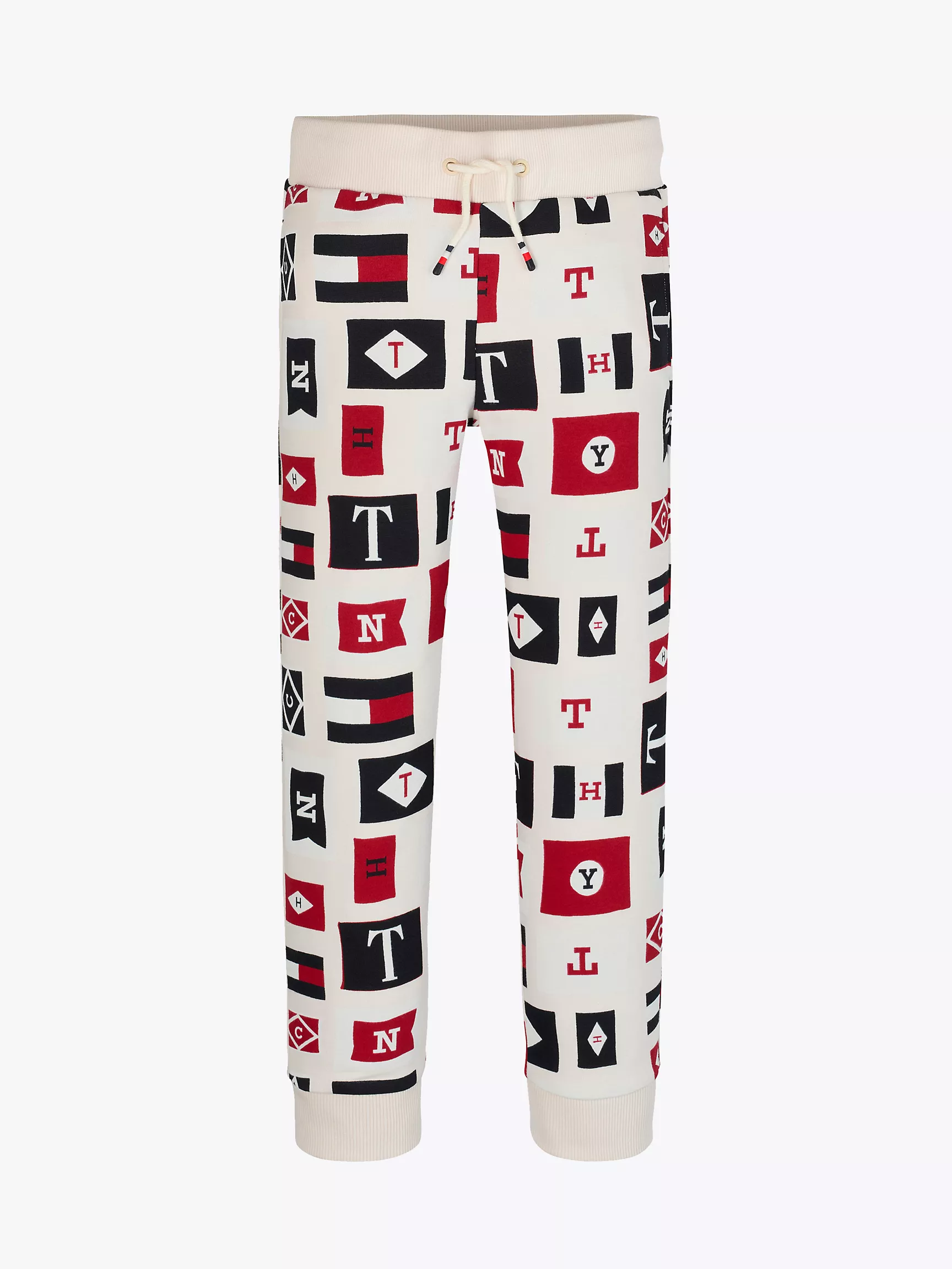 Брюки для мальчика Tommy Hilfiger, Детские спортивные штаны с принтом флагов