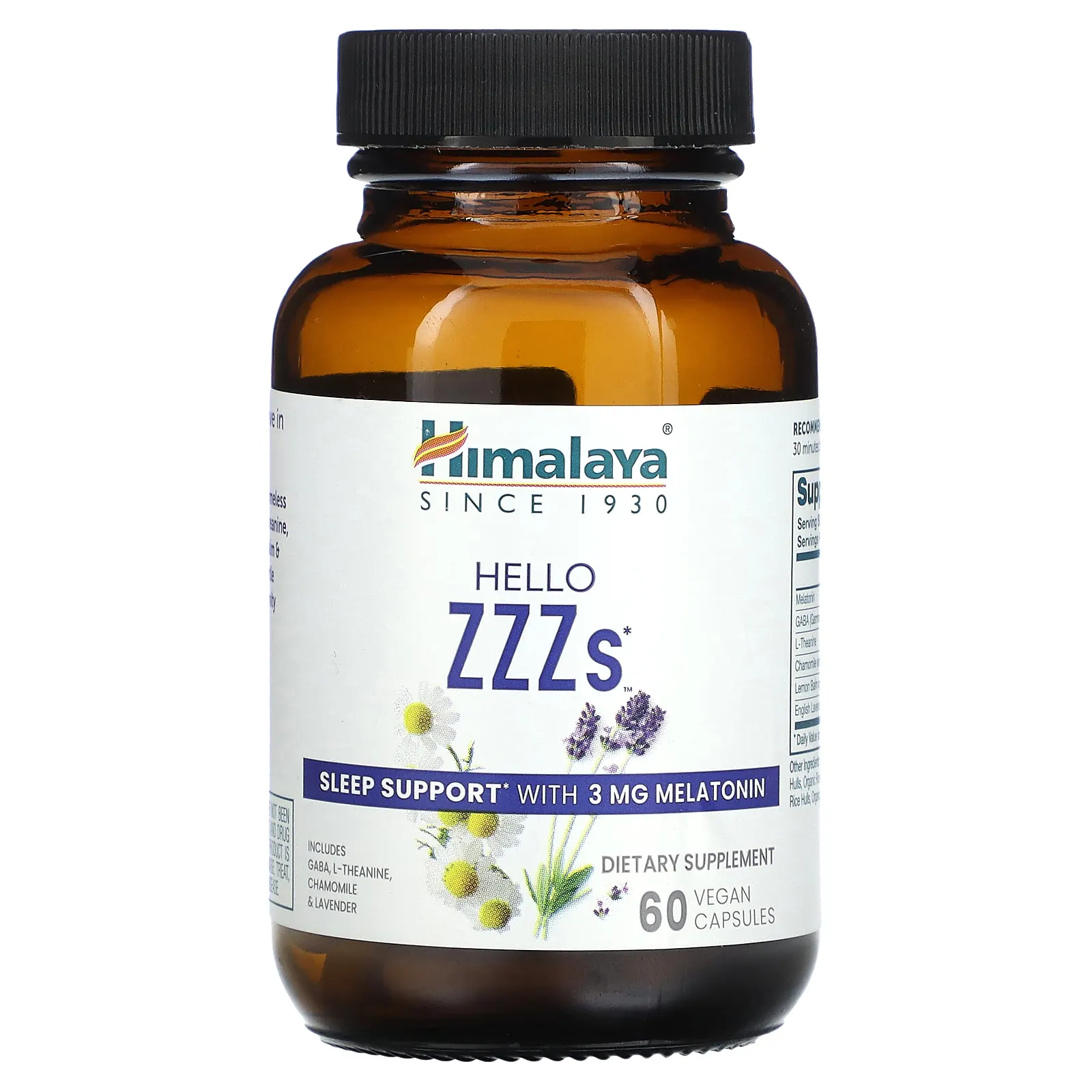 Himalaya, Hello ZZZs`` 60 веганских капсул