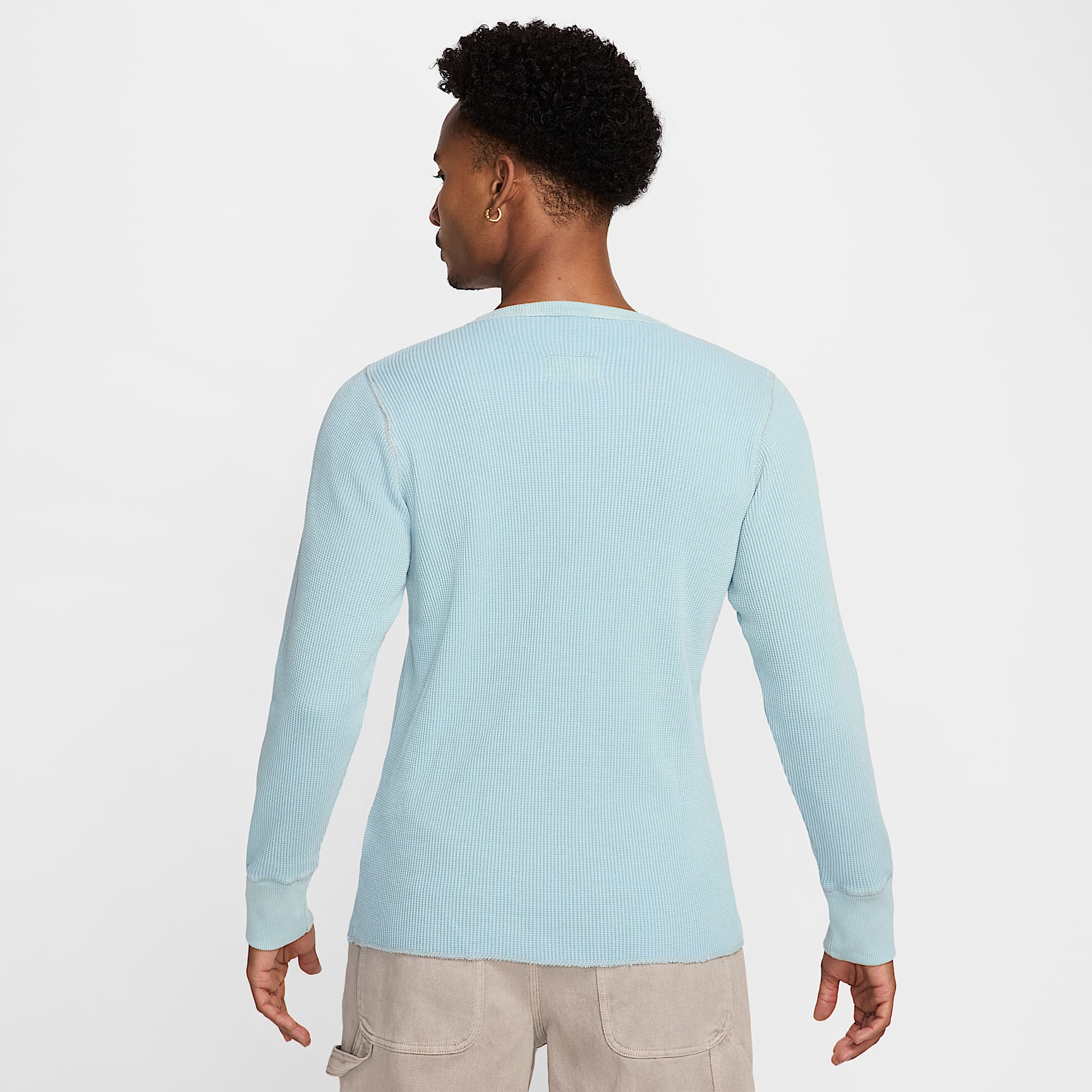 Nike Life Men's Heavyweight Waffle Long-Sleeve Top