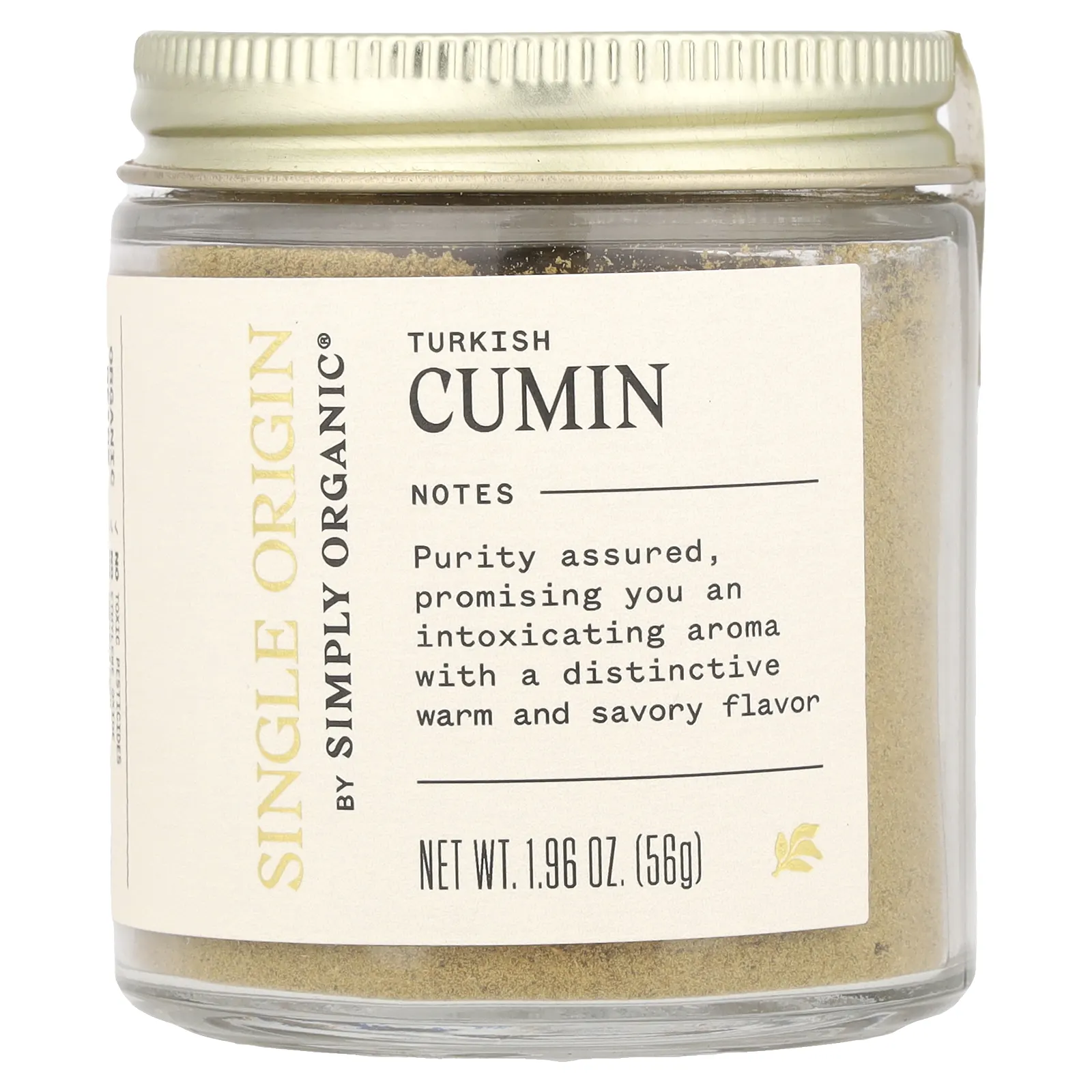 Simply Organic, Single Origin, турецкий тмин, 56 г (1,96 унции)