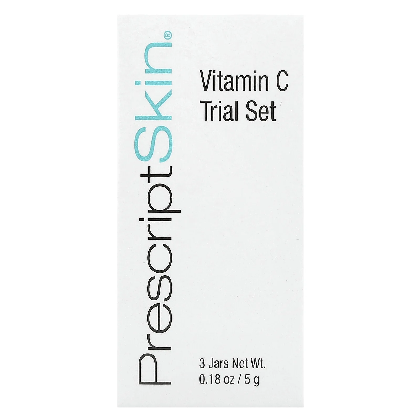 PrescriptSkin, набор пробных продуктов с витамином С, 3 баночки по 5 г (0,18 унции)
