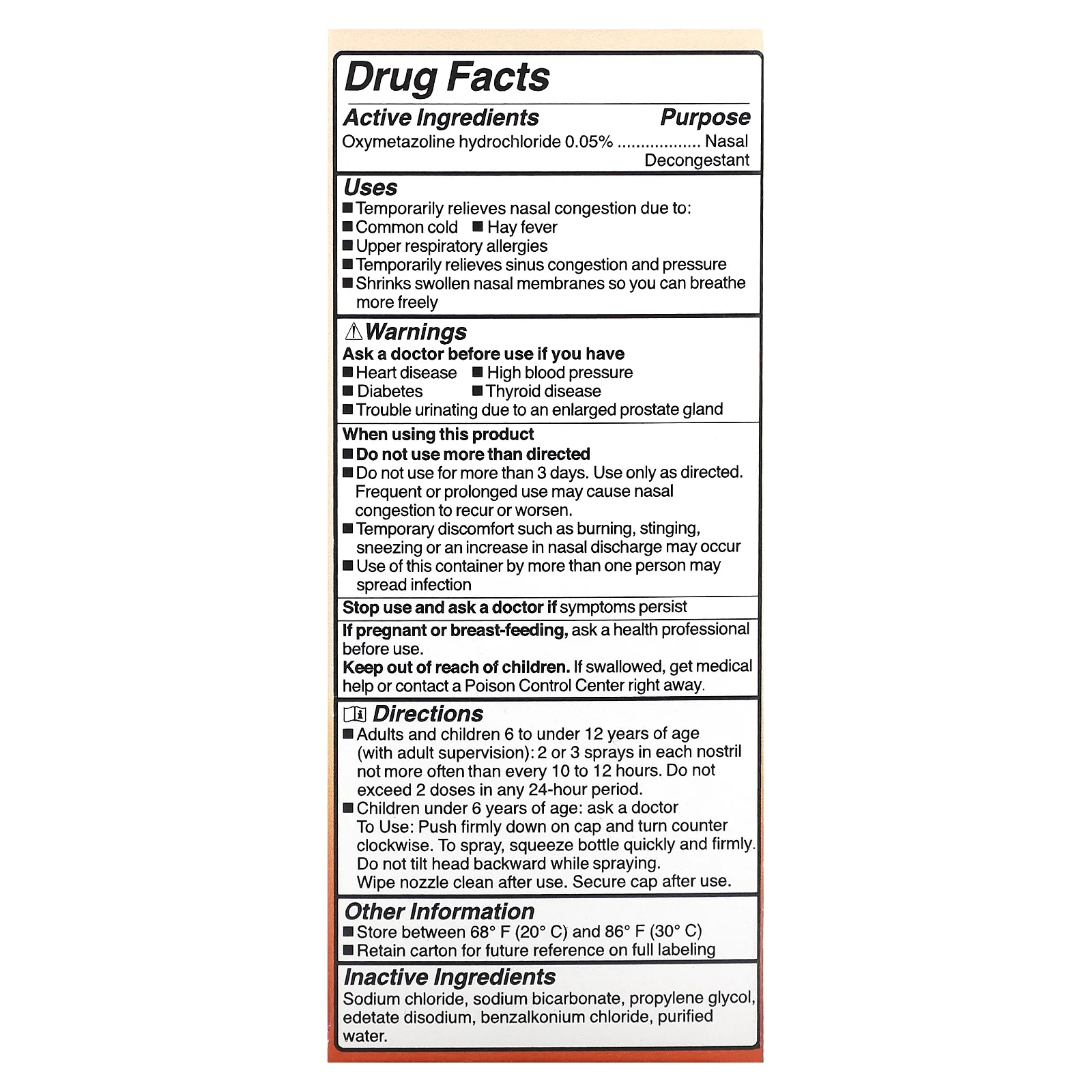 NeilMed, SinuFrin, противоотечный спрей, 15 мл (0,5 жидк. Унции)