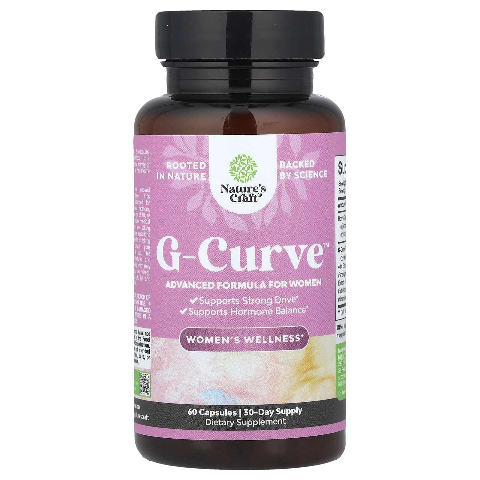 Nature's Craft, Women's Wellness, G-Curve ™, 364 мг, 60 капсул