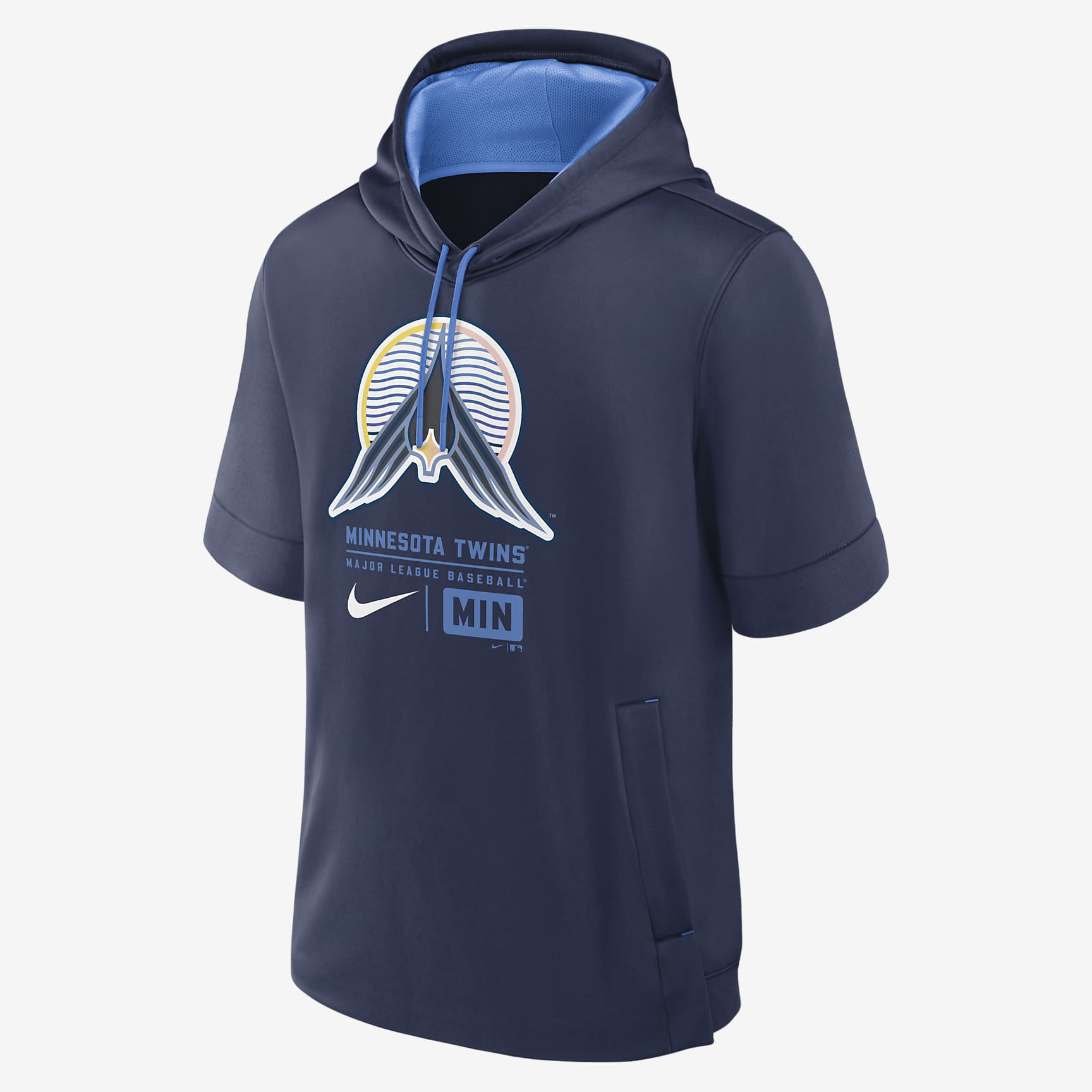 Minnesota Twins City Connect Men's Nike MLB Short-Sleeve Pullover Hoodie