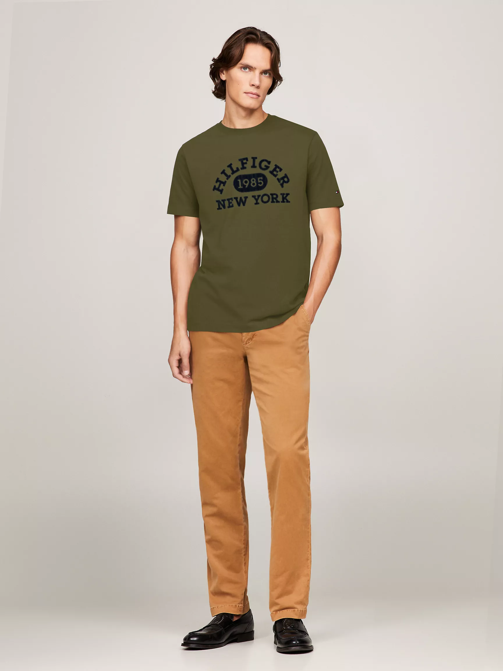 Мужская футболка Tommy Hilfiger, Футболка с университетским монограммным логотипом