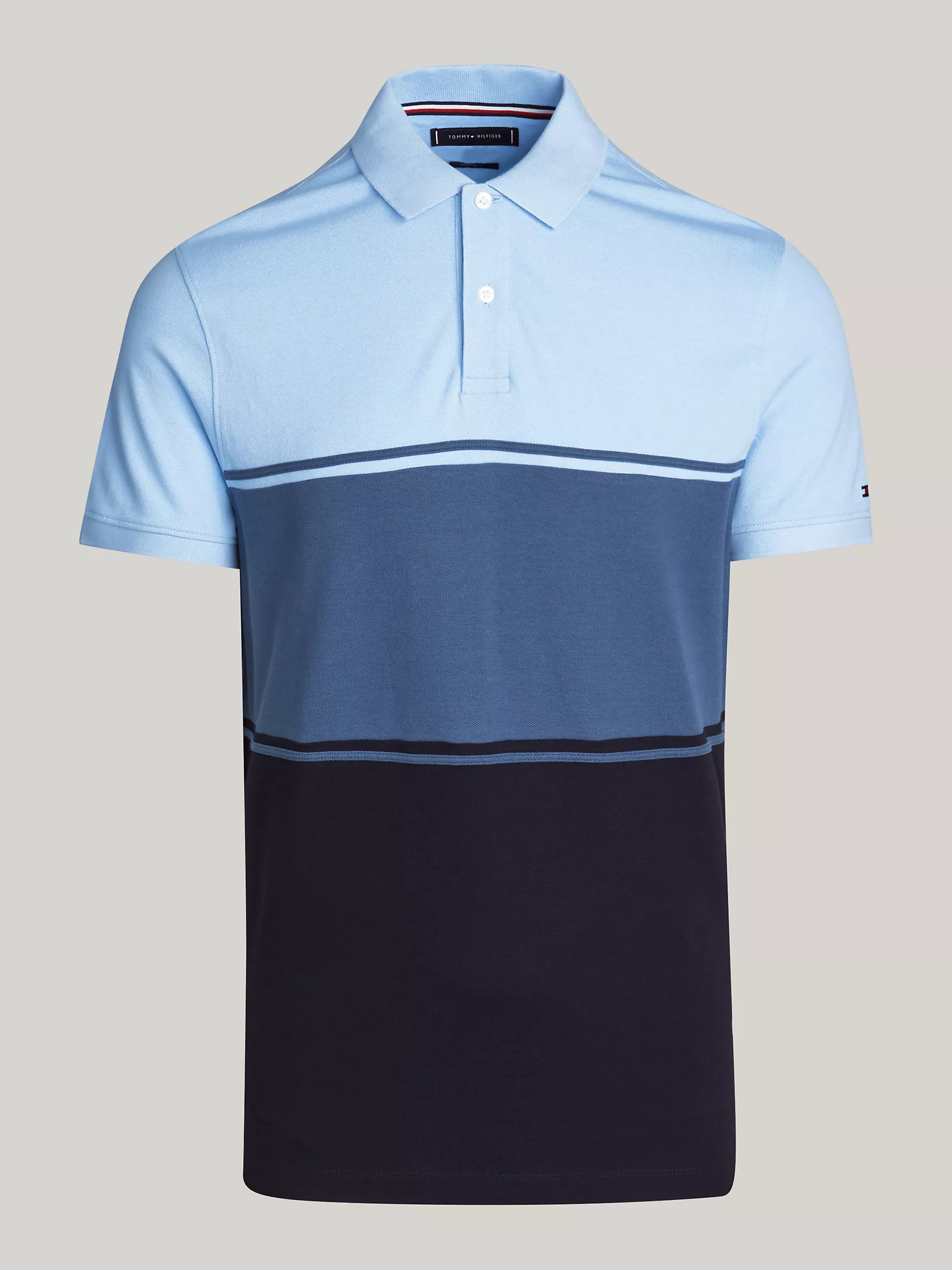 Мужское поло Tommy Hilfiger, Стандартное поло в стиле Colorblock