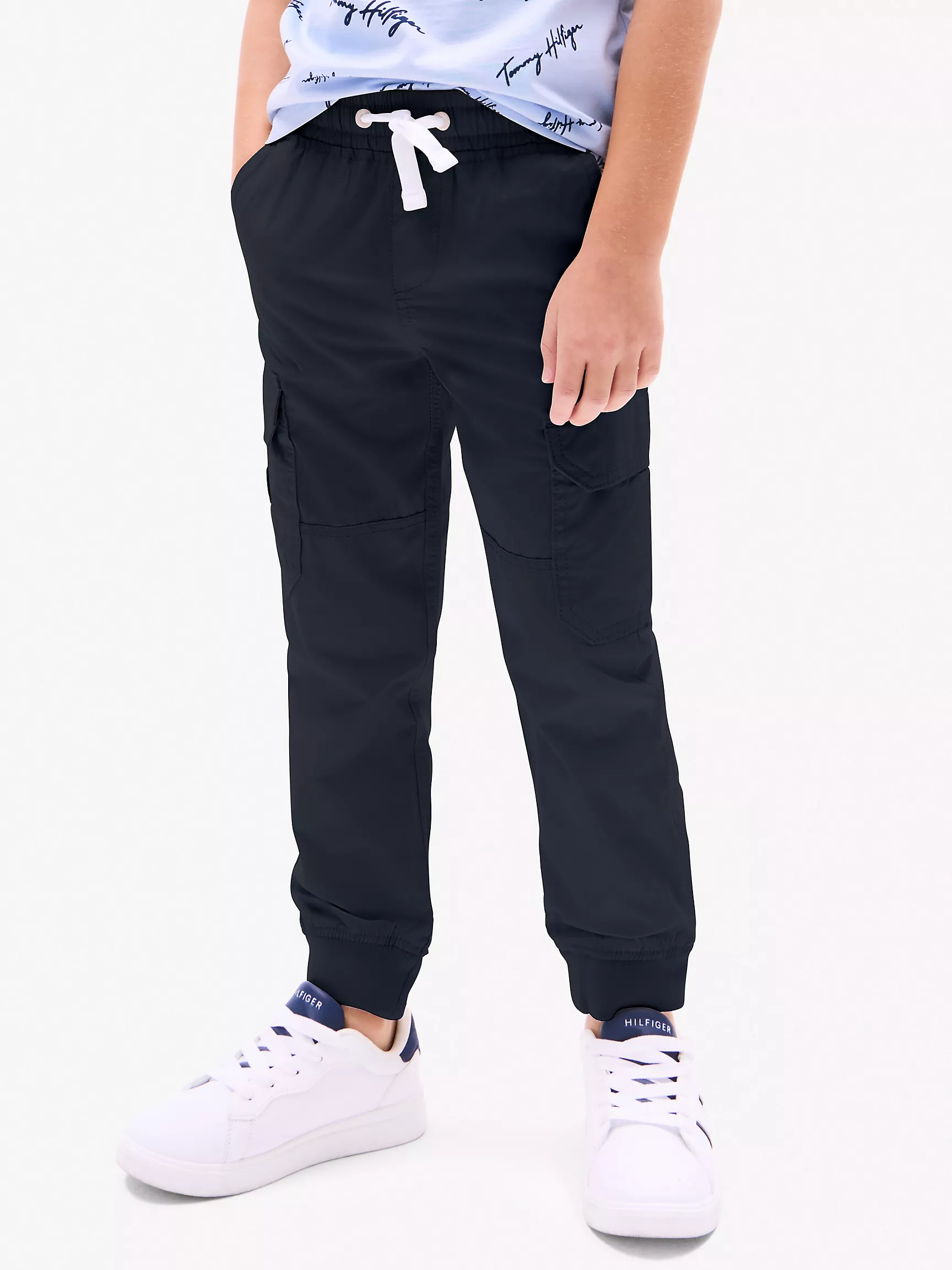 Брюки для мальчика Tommy Hilfiger, Детские эластичные джоггеры-карго