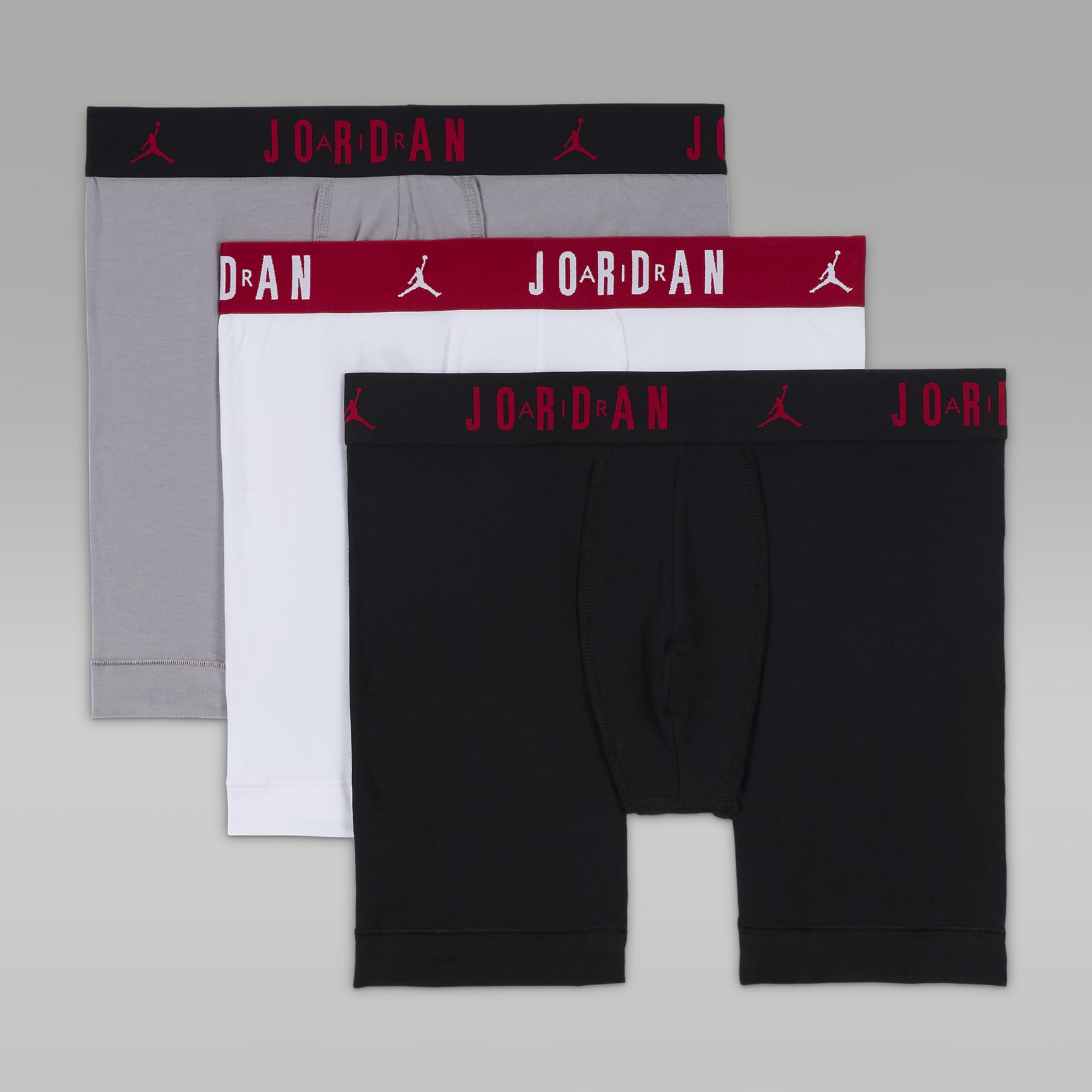 Jordan Men's Flight Cotton Core Boxer Briefs (3-Pack)