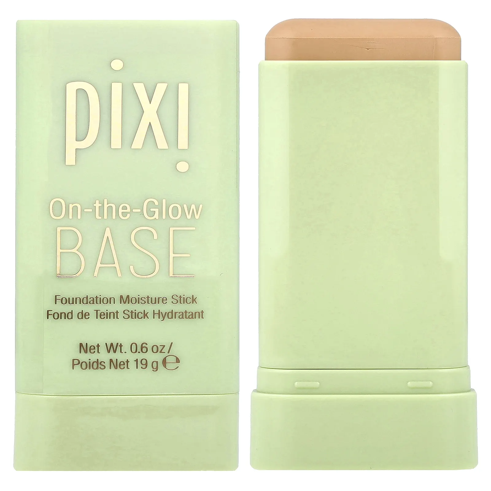 Pixi Beauty, On-The-Glow Base, увлажняющий стик для основы, нюдовый, 19 г (0,6 унции)